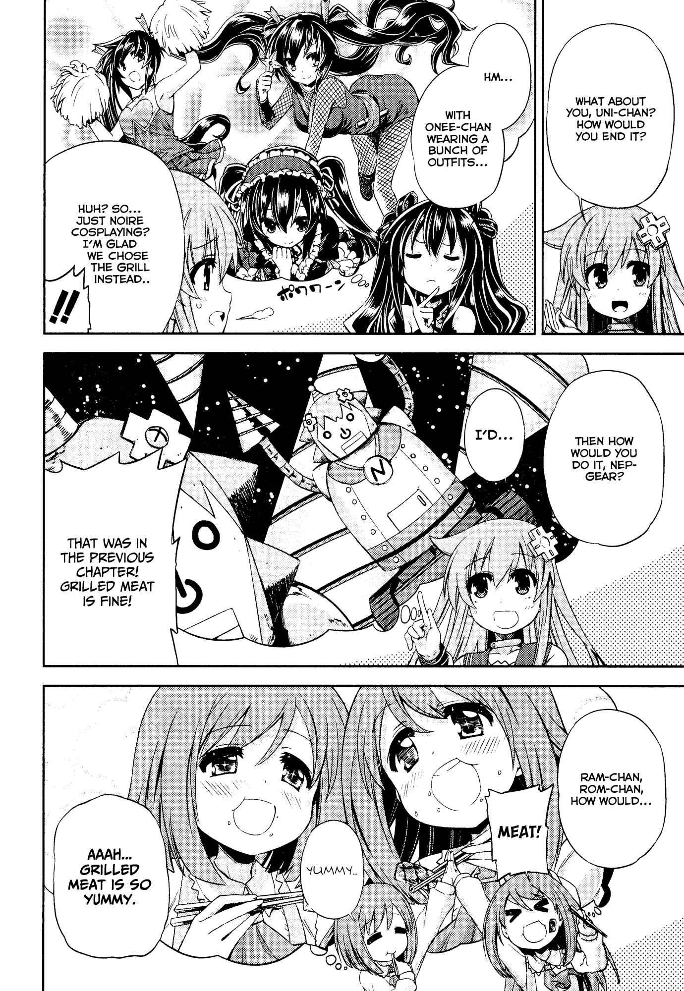 Page 4 Chapter 14.5 Choujigen Game Neptune: The Animation - Hello New World