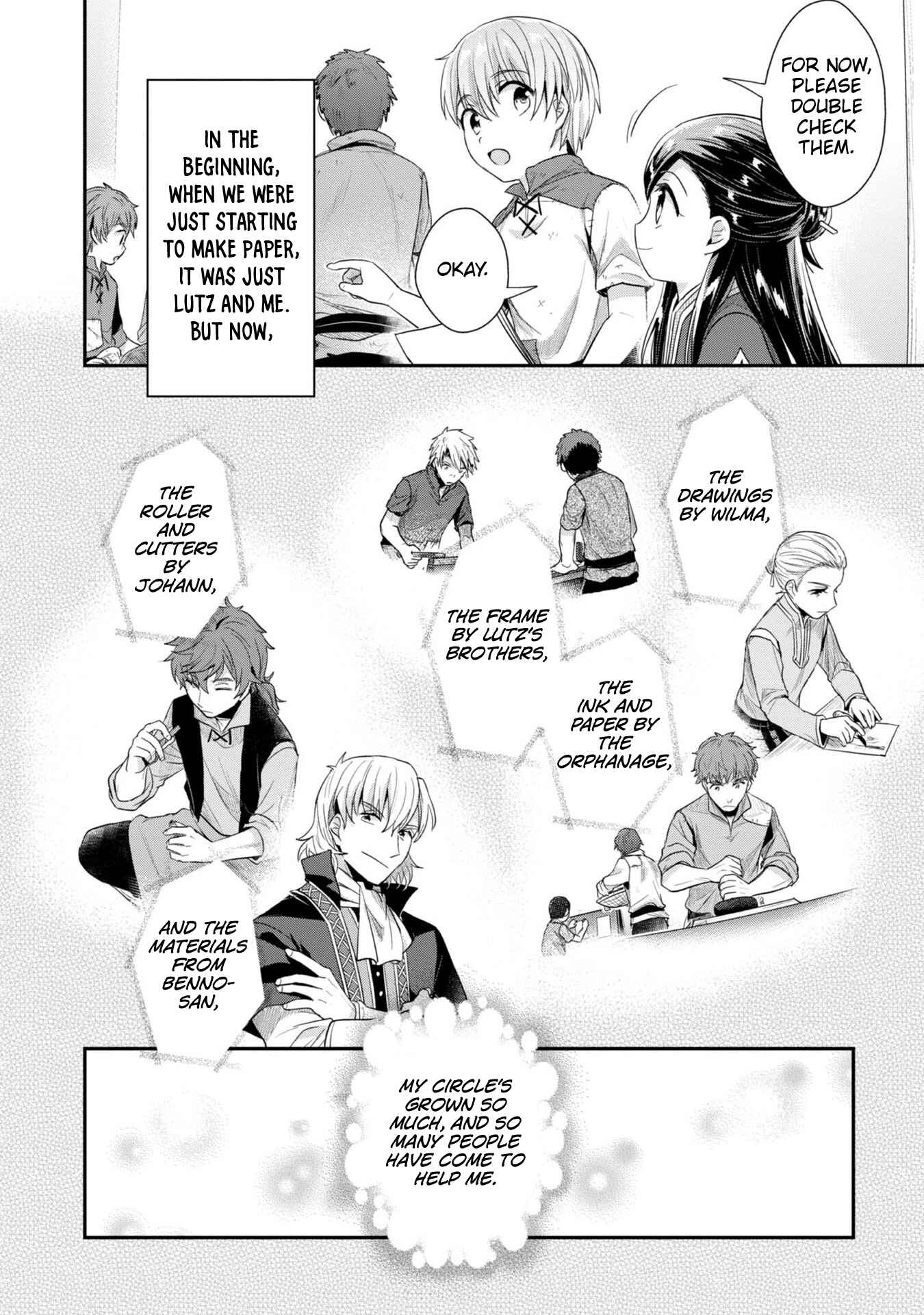 Page 15 Chapter 28 Honzuki no Gekokujou: Shisho ni Naru Tame ni wa Shudan o Erandeiraremasen—Dai 2-bu: Hon no Tamenara Miko ni Naru!