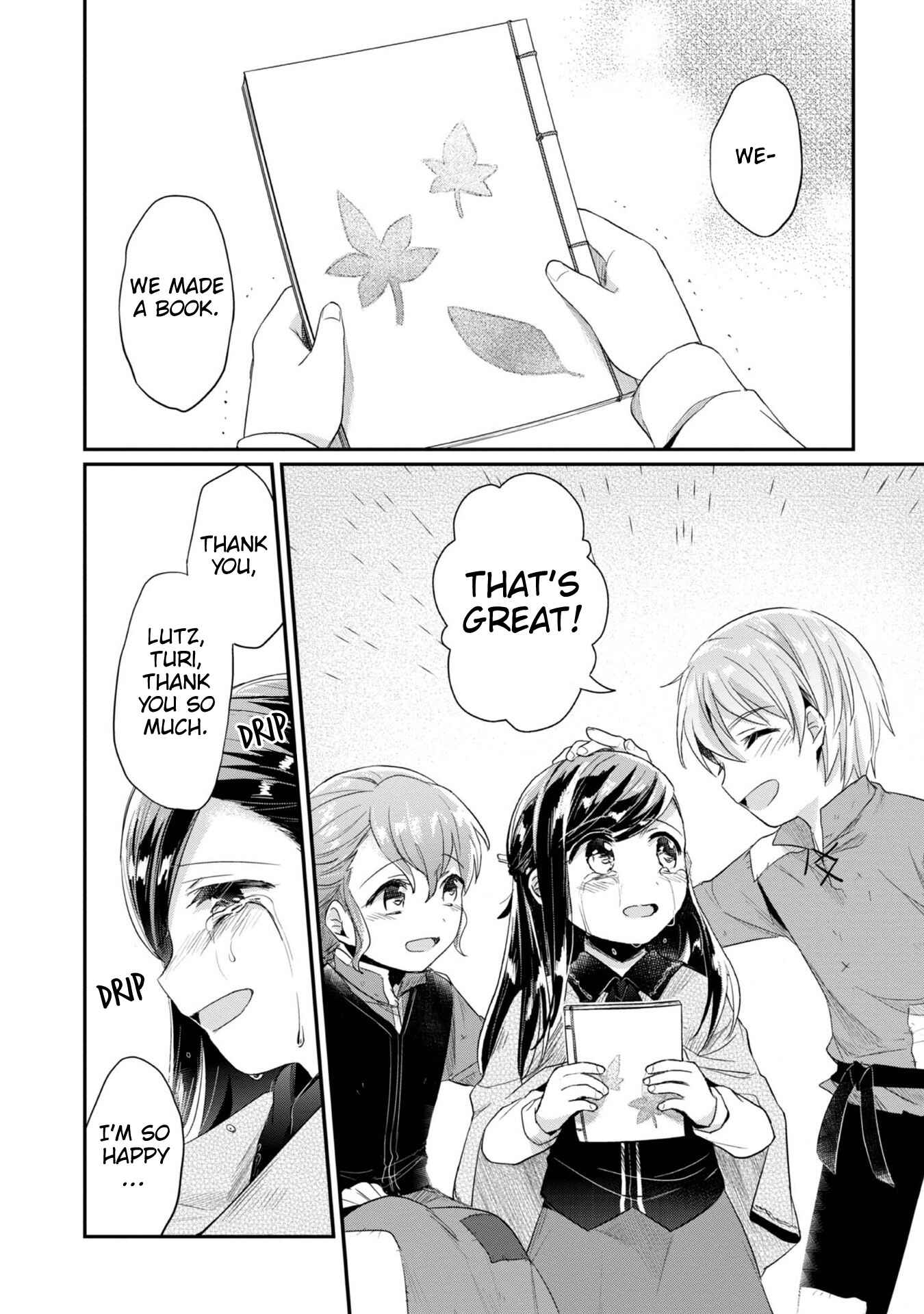 Page 36 Chapter 28 Honzuki no Gekokujou: Shisho ni Naru Tame ni wa Shudan o Erandeiraremasen—Dai 2-bu: Hon no Tamenara Miko ni Naru!