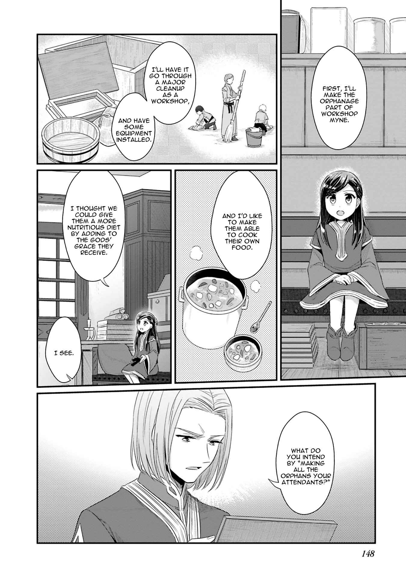 Page 28 Chapter 9 Honzuki no Gekokujou: Shisho ni Naru Tame ni wa Shudan o Erandeiraremasen—Dai 2-bu: Hon no Tamenara Miko ni Naru!