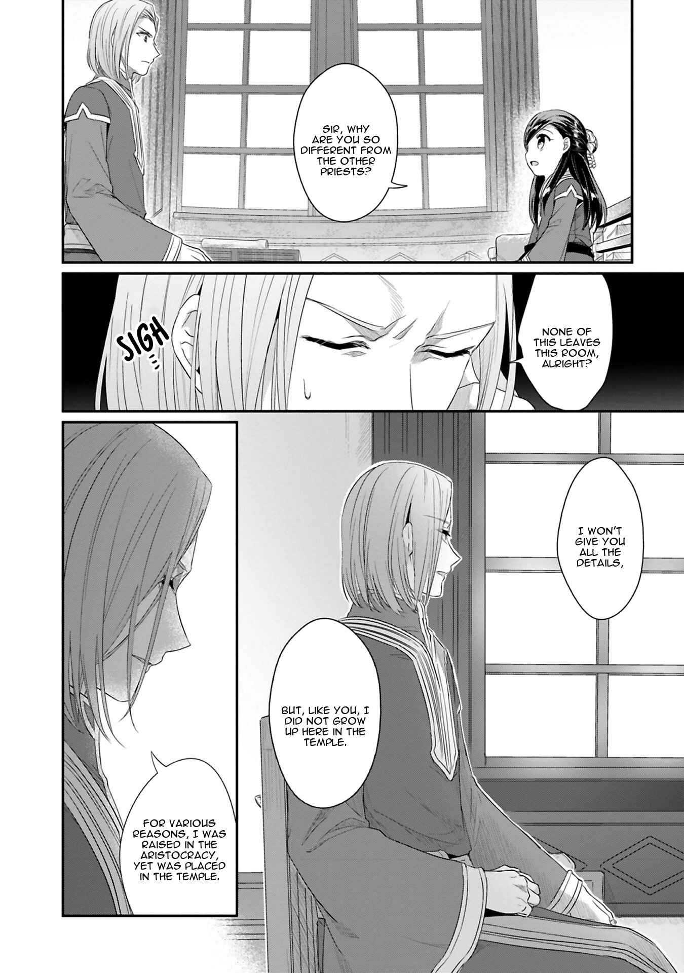 Page 34 Chapter 9 Honzuki no Gekokujou: Shisho ni Naru Tame ni wa Shudan o Erandeiraremasen—Dai 2-bu: Hon no Tamenara Miko ni Naru!
