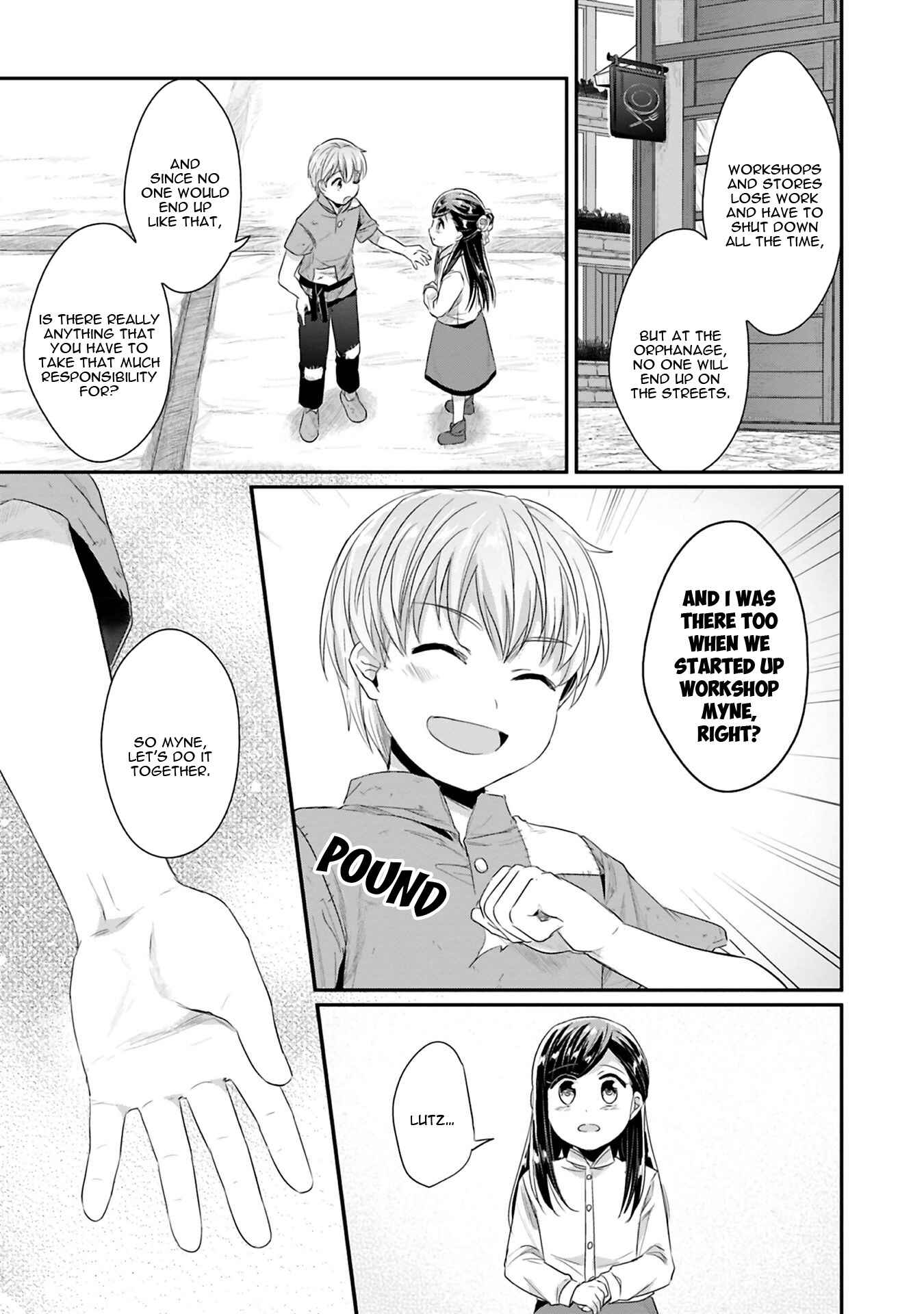 Page 8 Chapter 9 Honzuki no Gekokujou: Shisho ni Naru Tame ni wa Shudan o Erandeiraremasen—Dai 2-bu: Hon no Tamenara Miko ni Naru!