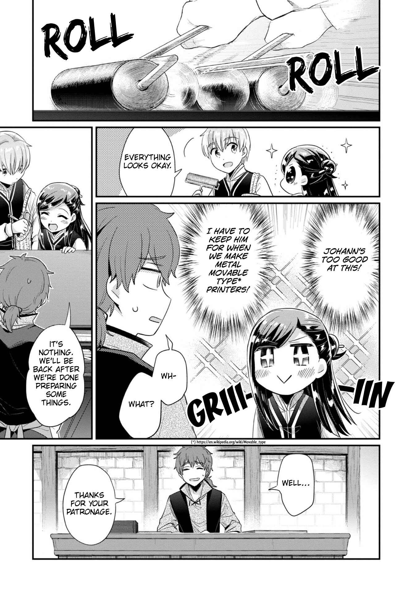 Page 10 Chapter 27 Honzuki no Gekokujou: Shisho ni Naru Tame ni wa Shudan o Erandeiraremasen—Dai 2-bu: Hon no Tamenara Miko ni Naru!