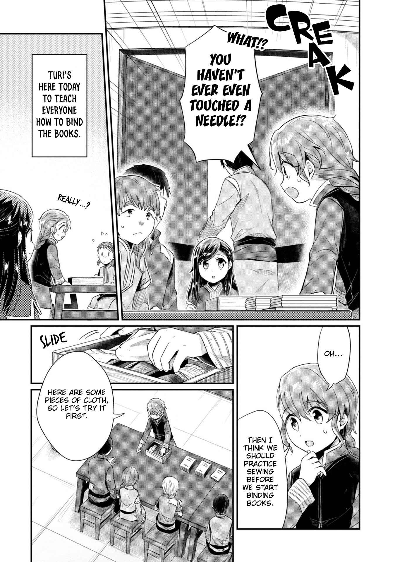 Page 10 Chapter 29 Honzuki no Gekokujou: Shisho ni Naru Tame ni wa Shudan o Erandeiraremasen—Dai 2-bu: Hon no Tamenara Miko ni Naru!