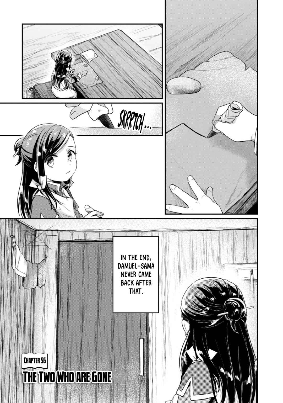 Page 7 Chapter 56 Honzuki no Gekokujou: Shisho ni Naru Tame ni wa Shudan o Erandeiraremasen—Dai 2-bu: Hon no Tamenara Miko ni Naru!