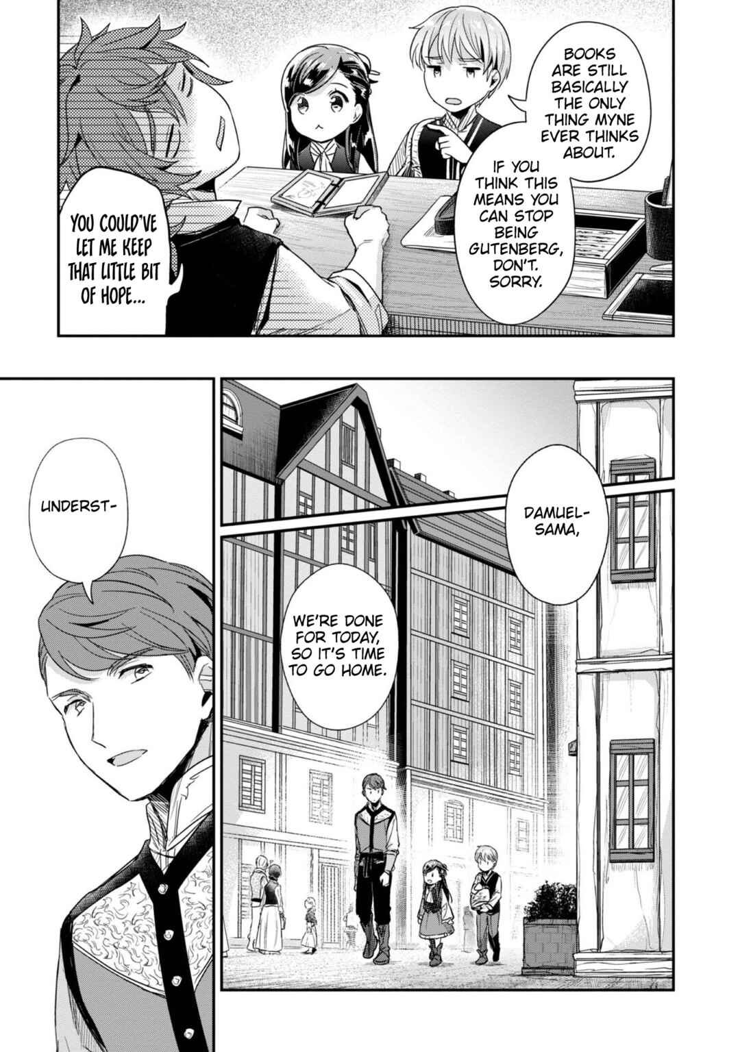 Page 20 Chapter 55 Honzuki no Gekokujou: Shisho ni Naru Tame ni wa Shudan o Erandeiraremasen—Dai 2-bu: Hon no Tamenara Miko ni Naru!