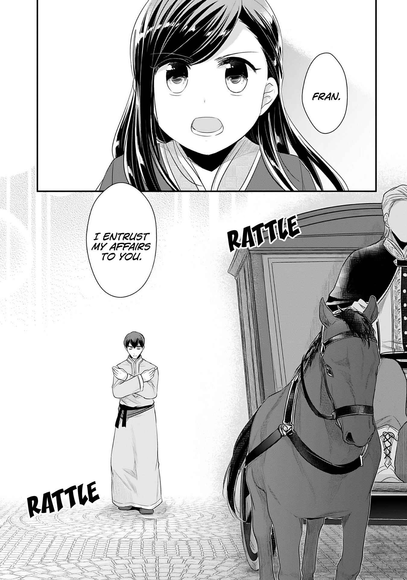 Page 12 Chapter 3 Honzuki no Gekokujou: Shisho ni Naru Tame ni wa Shudan o Erandeiraremasen—Dai 2-bu: Hon no Tamenara Miko ni Naru!