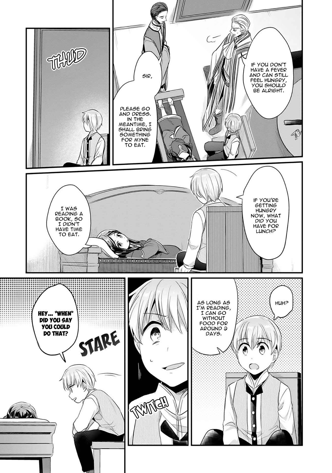 Page 17 Chapter 3 Honzuki no Gekokujou: Shisho ni Naru Tame ni wa Shudan o Erandeiraremasen—Dai 2-bu: Hon no Tamenara Miko ni Naru!