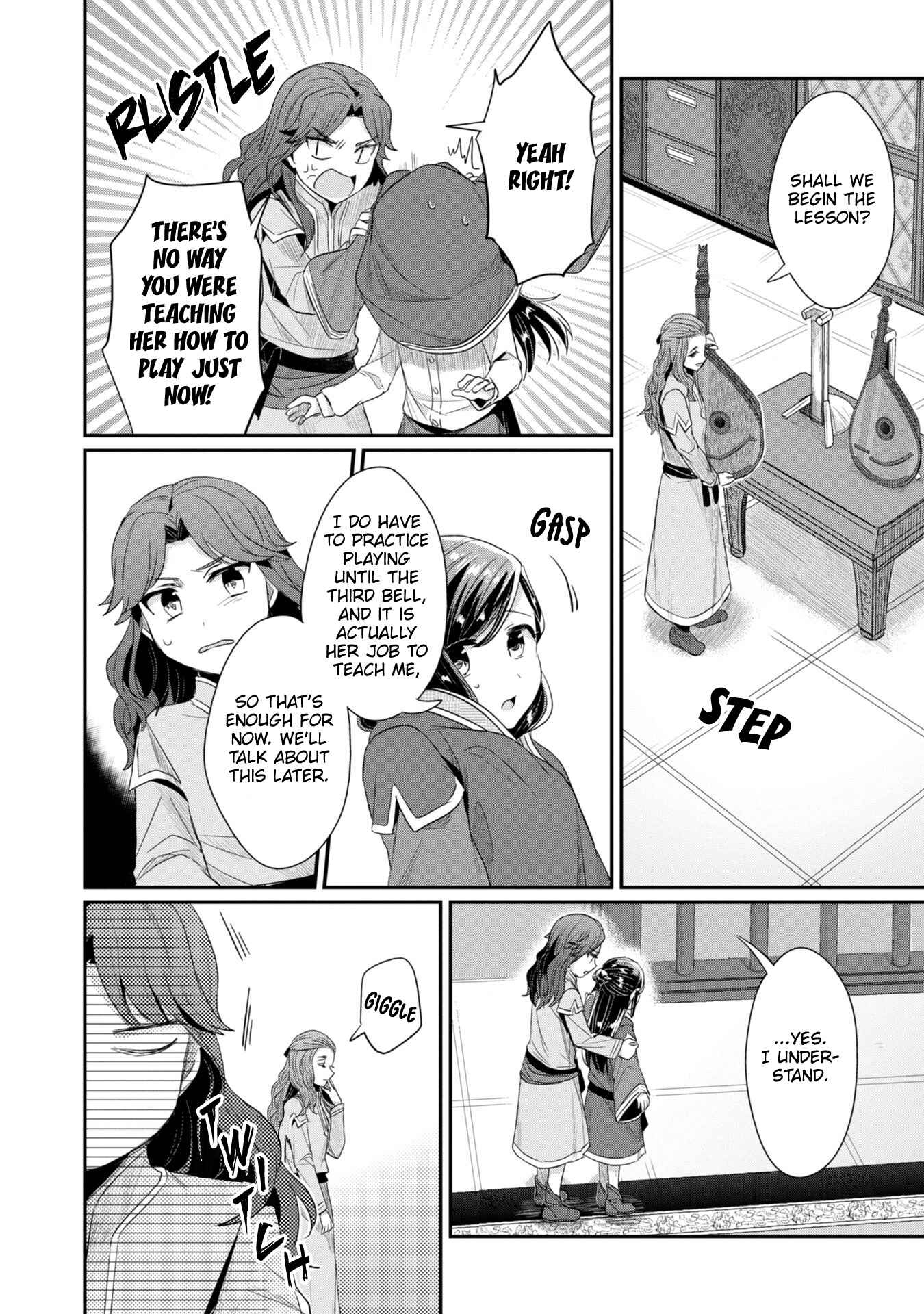 Page 28 Chapter 21 Honzuki no Gekokujou: Shisho ni Naru Tame ni wa Shudan o Erandeiraremasen—Dai 2-bu: Hon no Tamenara Miko ni Naru!