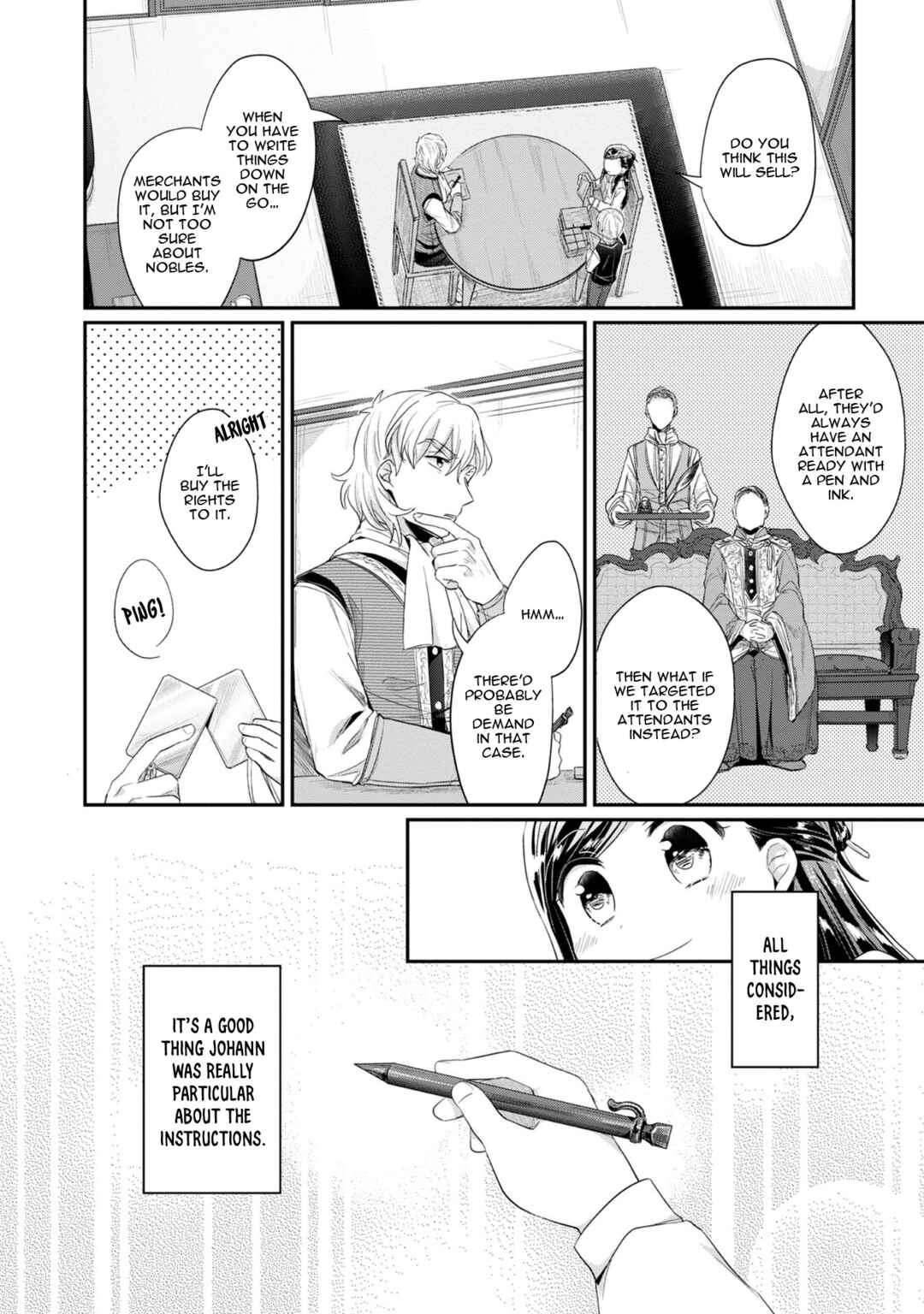 Page 13 Chapter 13 Honzuki no Gekokujou: Shisho ni Naru Tame ni wa Shudan o Erandeiraremasen—Dai 2-bu: Hon no Tamenara Miko ni Naru!