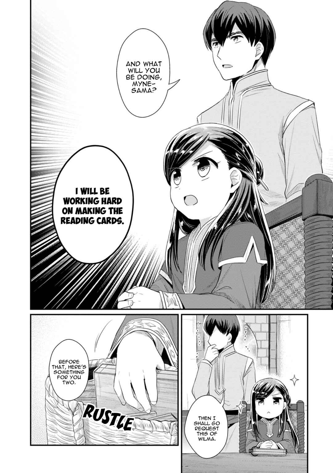 Page 21 Chapter 13 Honzuki no Gekokujou: Shisho ni Naru Tame ni wa Shudan o Erandeiraremasen—Dai 2-bu: Hon no Tamenara Miko ni Naru!