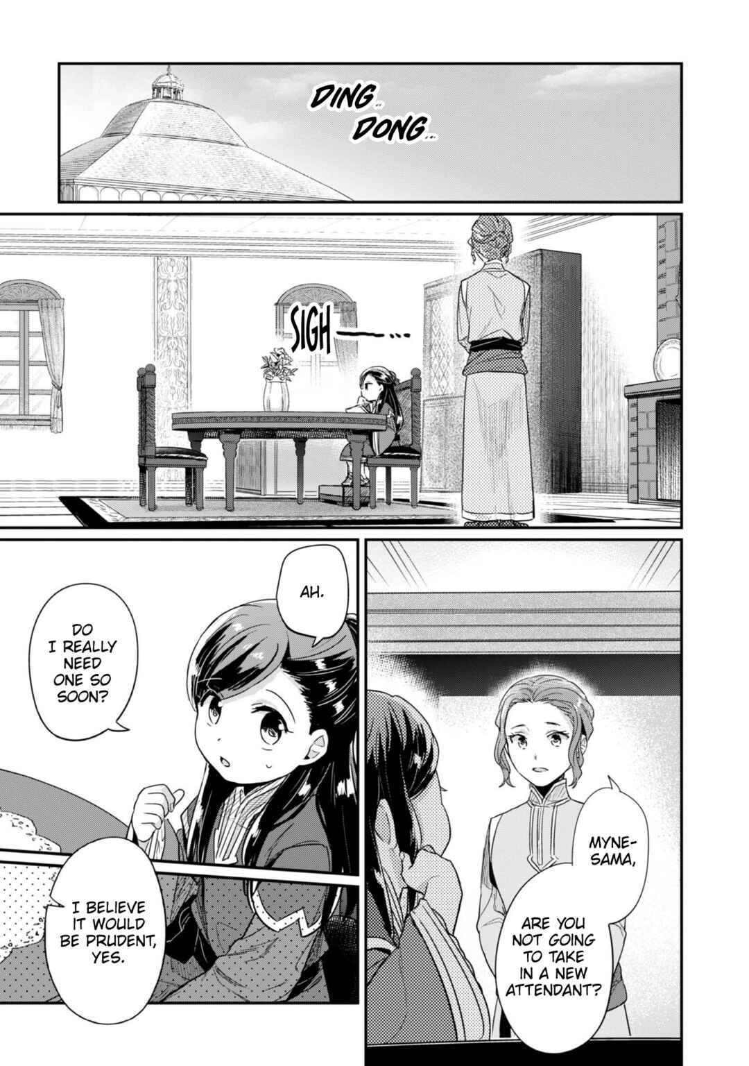 Page 12 Chapter 57 Honzuki no Gekokujou: Shisho ni Naru Tame ni wa Shudan o Erandeiraremasen—Dai 2-bu: Hon no Tamenara Miko ni Naru!