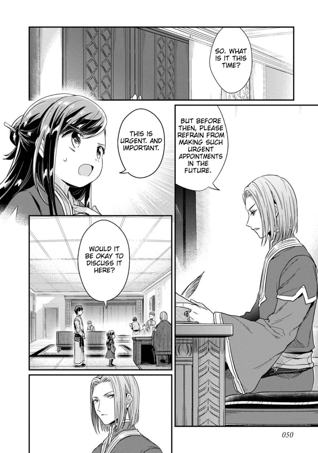Page 27 Chapter 52 Honzuki no Gekokujou: Shisho ni Naru Tame ni wa Shudan o Erandeiraremasen—Dai 2-bu: Hon no Tamenara Miko ni Naru!