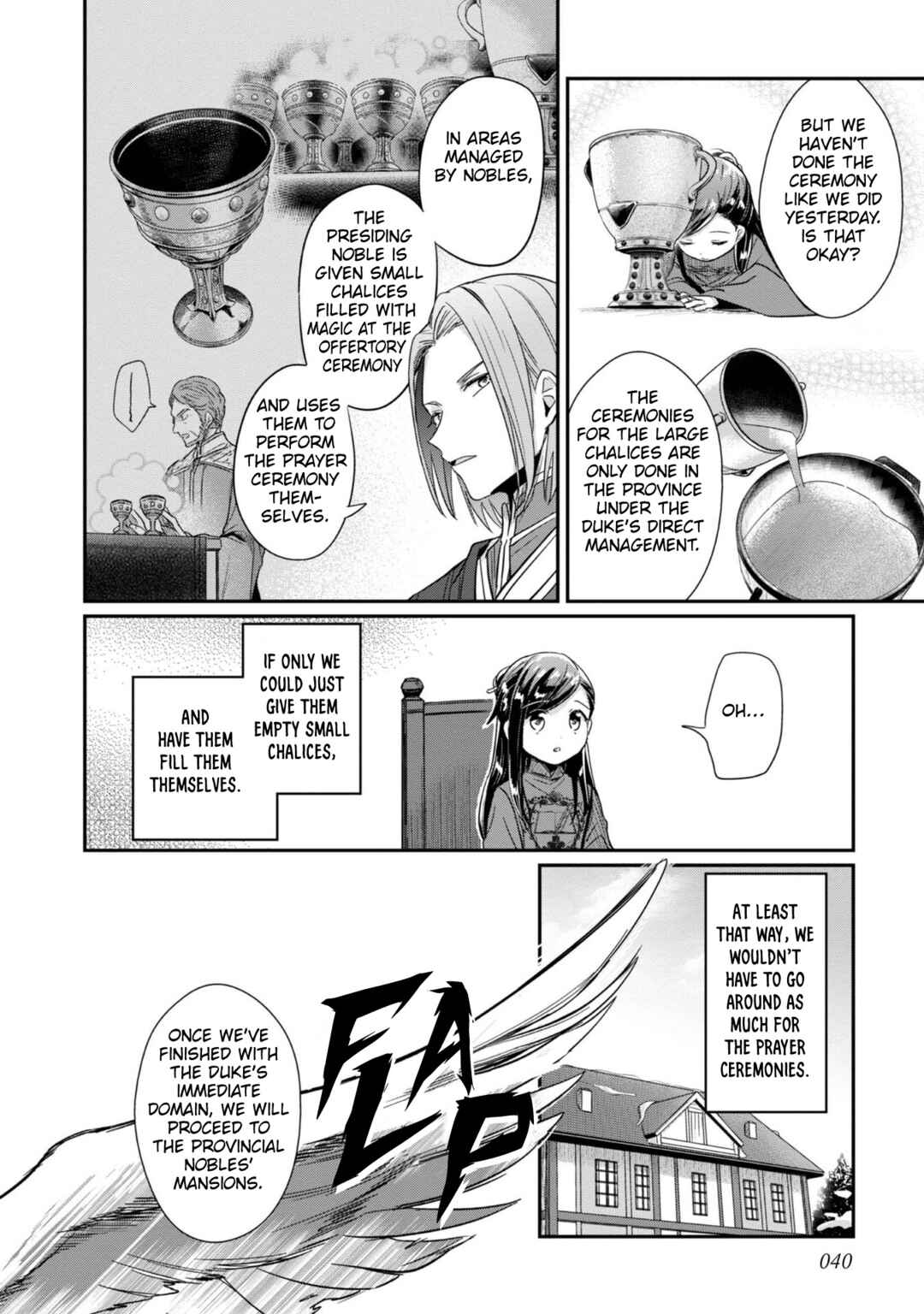 Page 13 Chapter 47 Honzuki no Gekokujou: Shisho ni Naru Tame ni wa Shudan o Erandeiraremasen—Dai 2-bu: Hon no Tamenara Miko ni Naru!