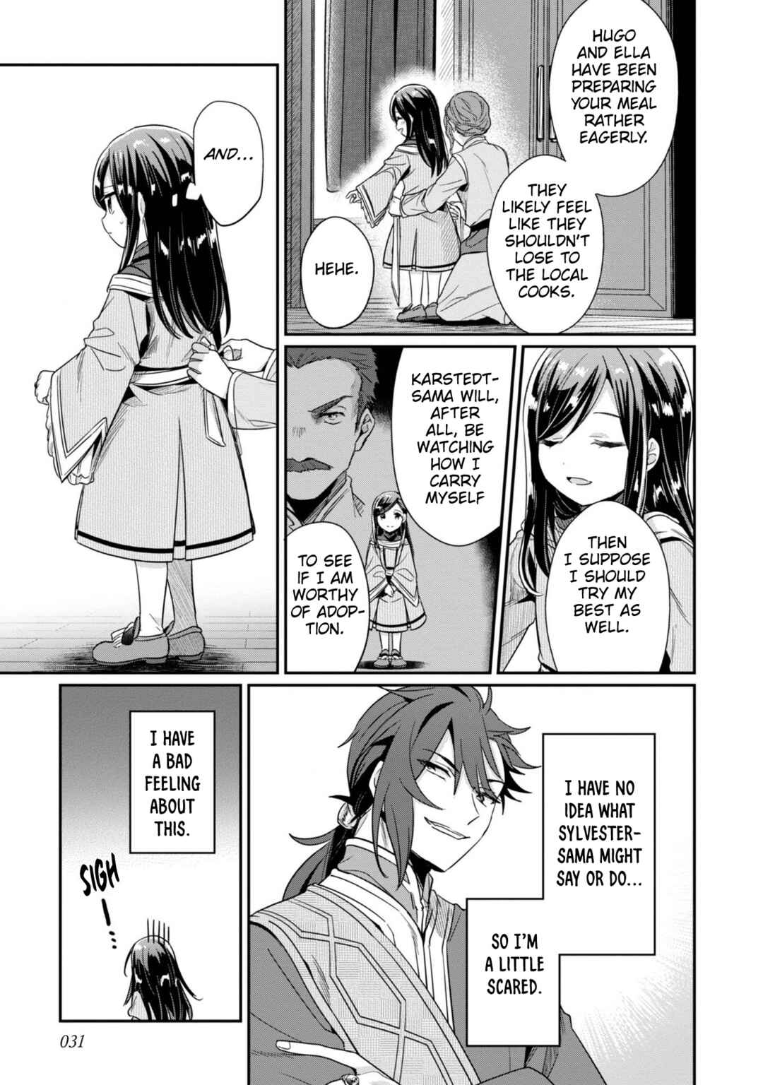 Page 4 Chapter 47 Honzuki no Gekokujou: Shisho ni Naru Tame ni wa Shudan o Erandeiraremasen—Dai 2-bu: Hon no Tamenara Miko ni Naru!