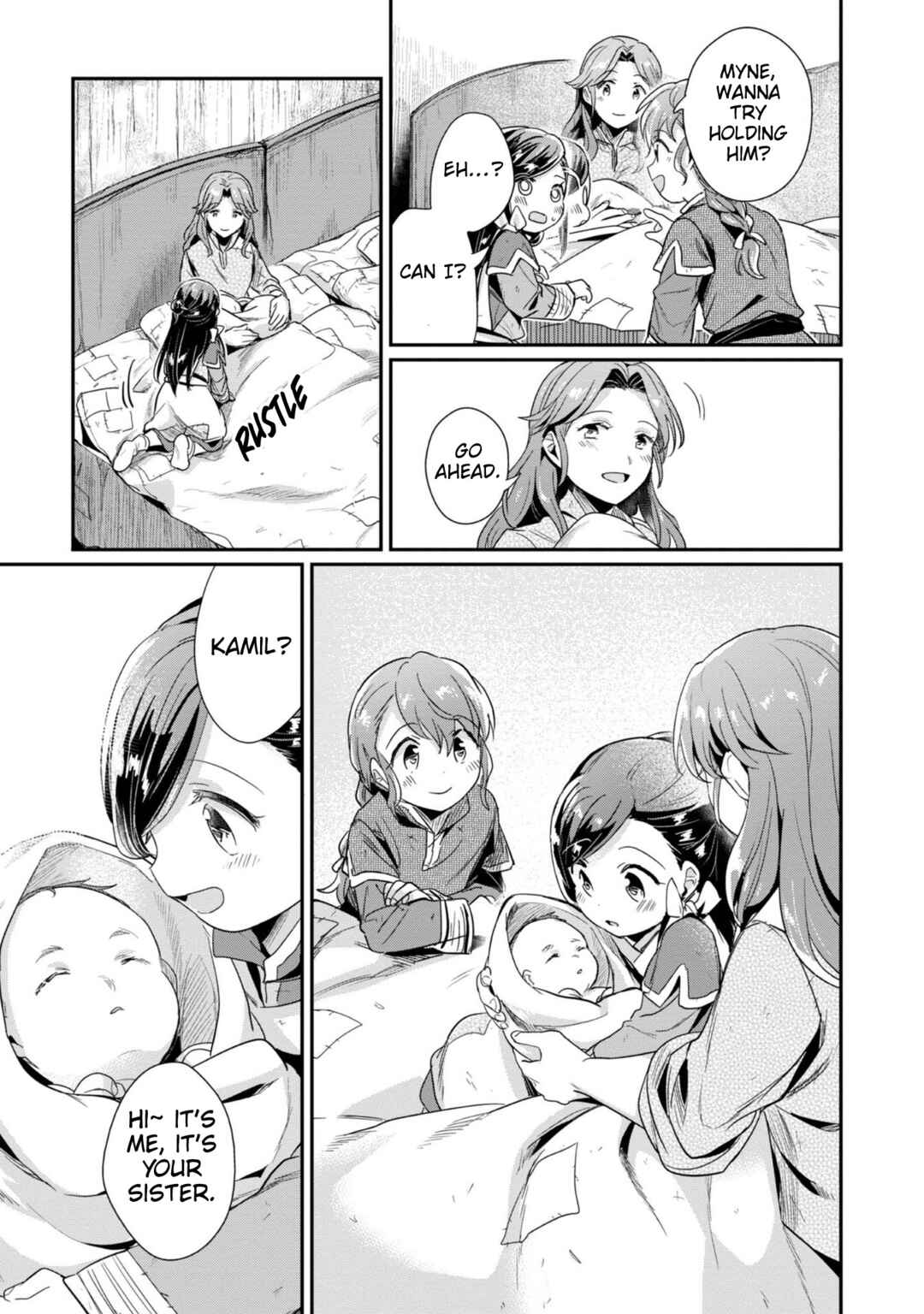 Page 23 Chapter 51 Honzuki no Gekokujou: Shisho ni Naru Tame ni wa Shudan o Erandeiraremasen—Dai 2-bu: Hon no Tamenara Miko ni Naru!