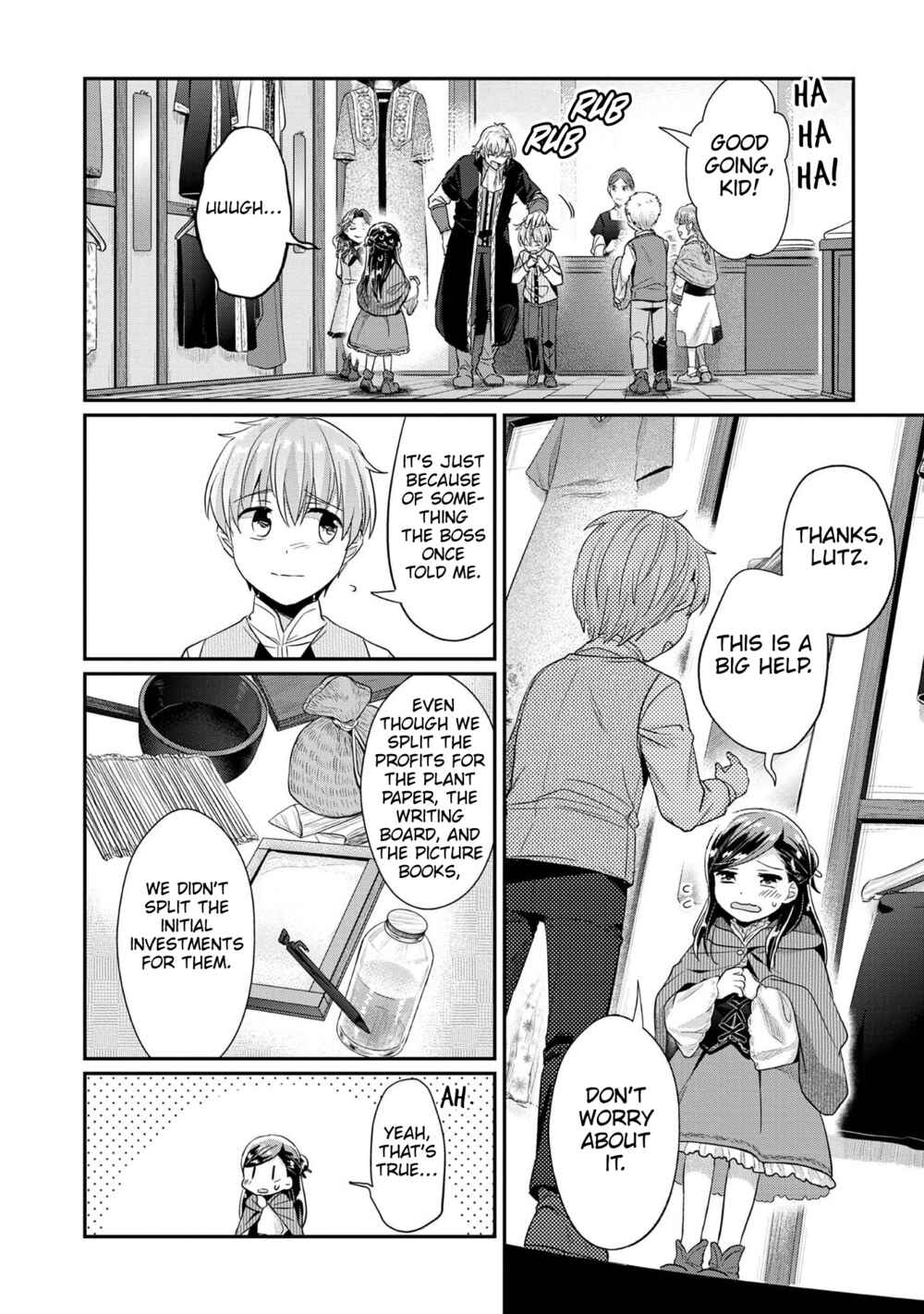 Page 21 Chapter 32 Honzuki no Gekokujou: Shisho ni Naru Tame ni wa Shudan o Erandeiraremasen—Dai 2-bu: Hon no Tamenara Miko ni Naru!
