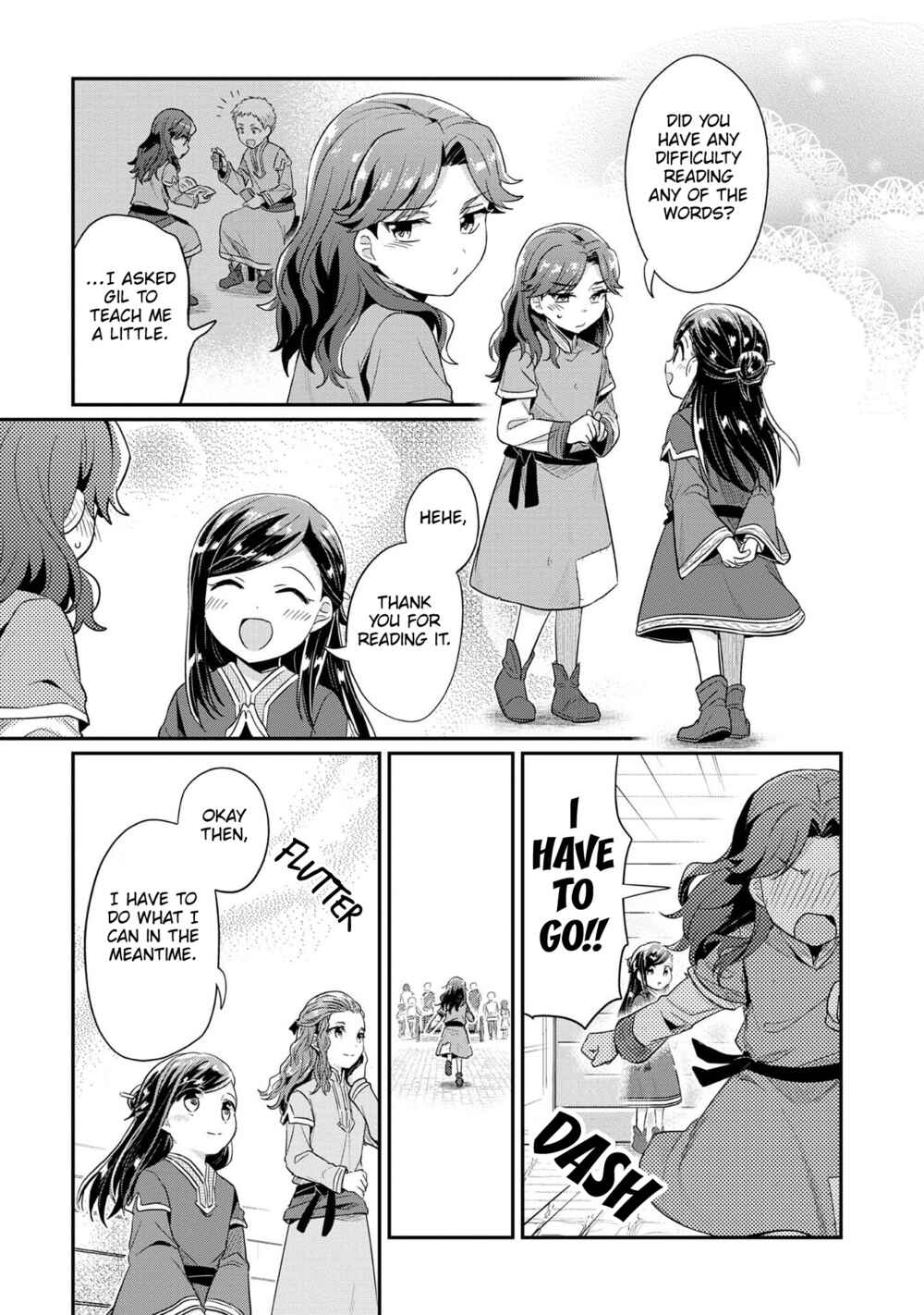 Page 26 Chapter 32 Honzuki no Gekokujou: Shisho ni Naru Tame ni wa Shudan o Erandeiraremasen—Dai 2-bu: Hon no Tamenara Miko ni Naru!