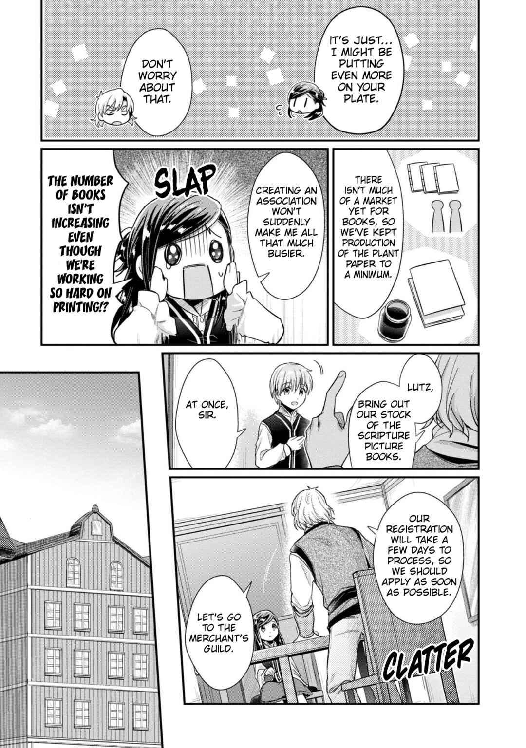 Page 24 Chapter 39 Honzuki no Gekokujou: Shisho ni Naru Tame ni wa Shudan o Erandeiraremasen—Dai 2-bu: Hon no Tamenara Miko ni Naru!