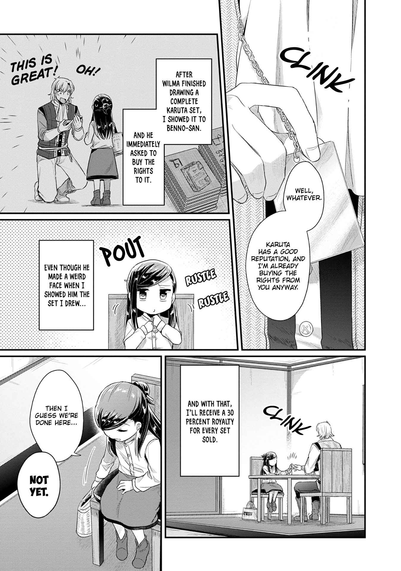 Page 19 Chapter 16 Honzuki no Gekokujou: Shisho ni Naru Tame ni wa Shudan o Erandeiraremasen—Dai 2-bu: Hon no Tamenara Miko ni Naru!