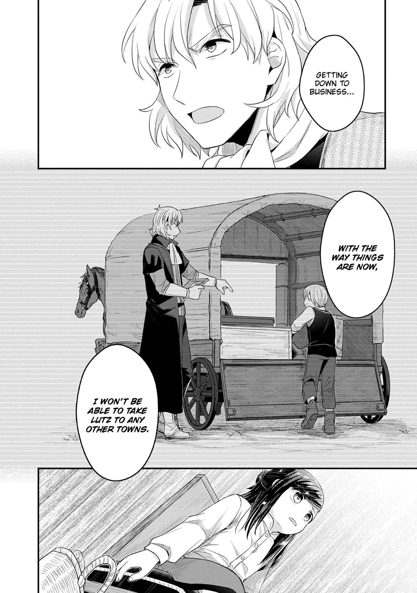 Page 20 Chapter 16 Honzuki no Gekokujou: Shisho ni Naru Tame ni wa Shudan o Erandeiraremasen—Dai 2-bu: Hon no Tamenara Miko ni Naru!