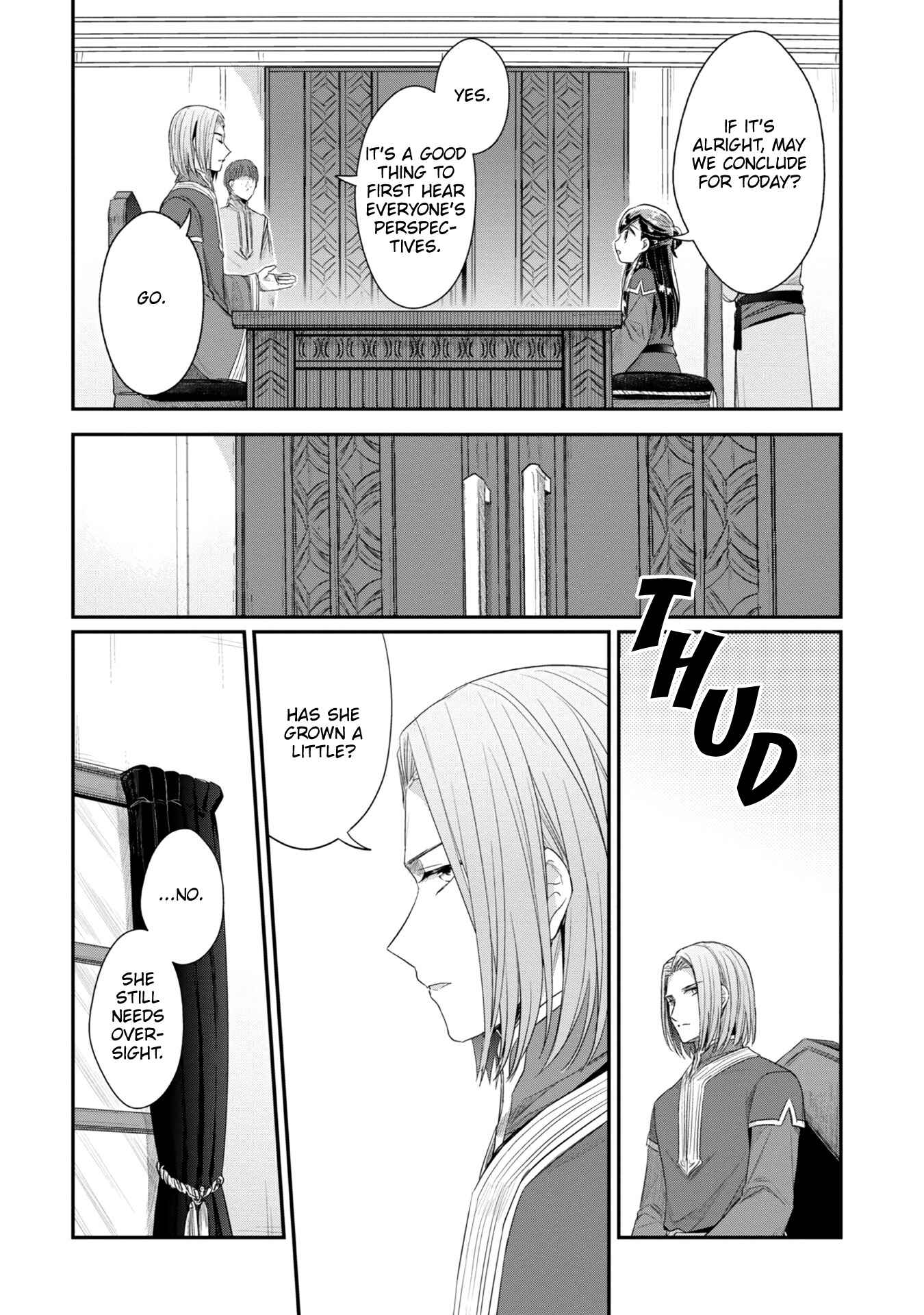 Page 8 Chapter 22 Honzuki no Gekokujou: Shisho ni Naru Tame ni wa Shudan o Erandeiraremasen—Dai 2-bu: Hon no Tamenara Miko ni Naru!