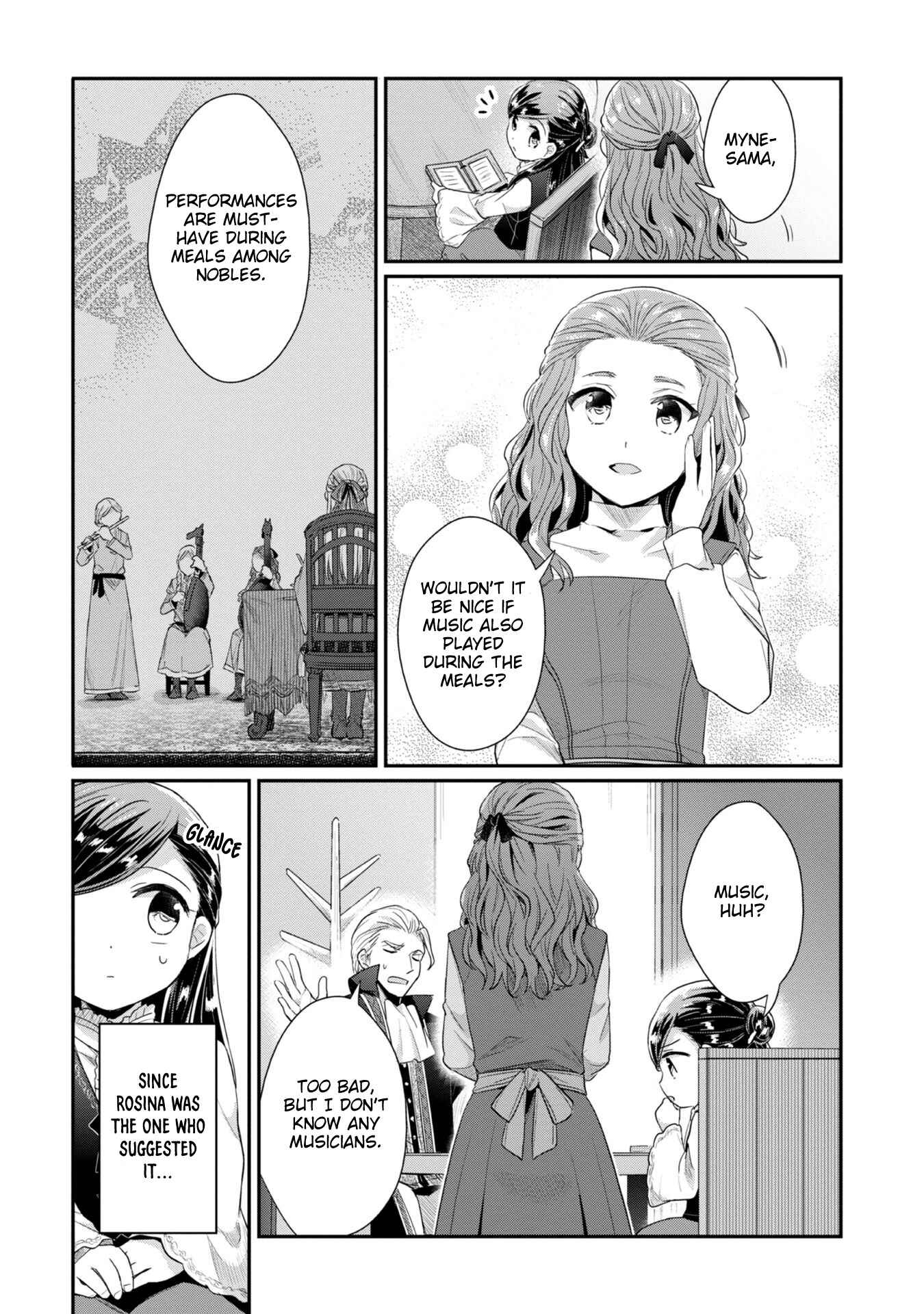 Page 10 Chapter 25.5 Honzuki no Gekokujou: Shisho ni Naru Tame ni wa Shudan o Erandeiraremasen—Dai 2-bu: Hon no Tamenara Miko ni Naru!