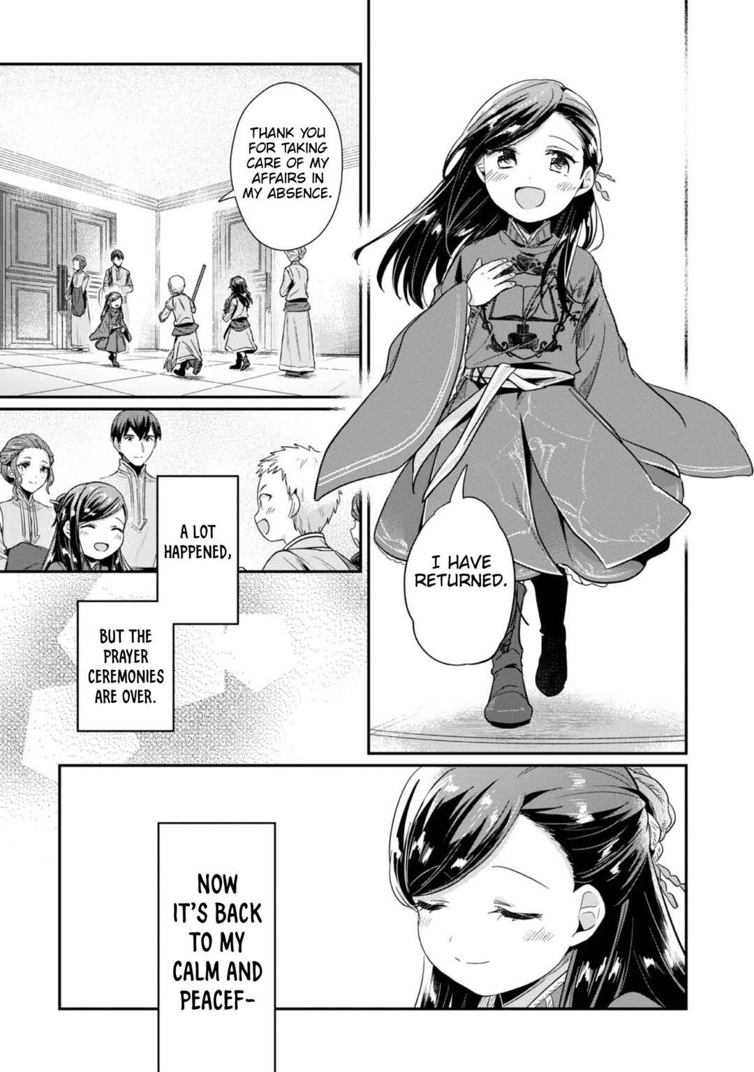 Page 29 Chapter 48 Honzuki no Gekokujou: Shisho ni Naru Tame ni wa Shudan o Erandeiraremasen—Dai 2-bu: Hon no Tamenara Miko ni Naru!
