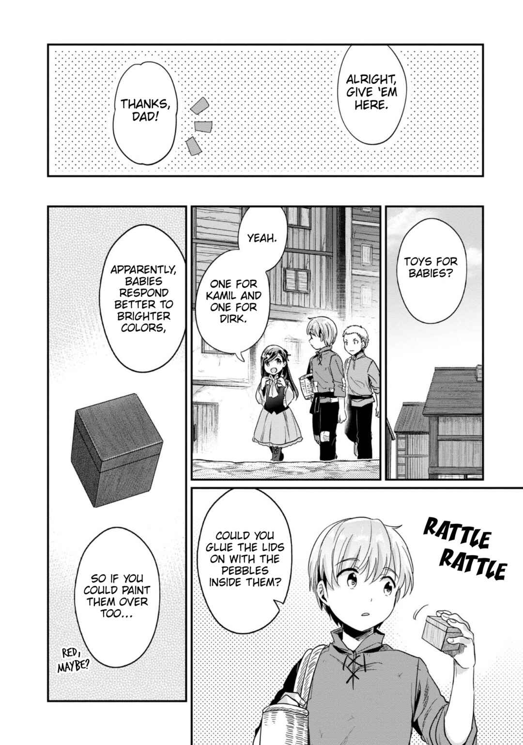 Page 29 Chapter 54 Honzuki no Gekokujou: Shisho ni Naru Tame ni wa Shudan o Erandeiraremasen—Dai 2-bu: Hon no Tamenara Miko ni Naru!