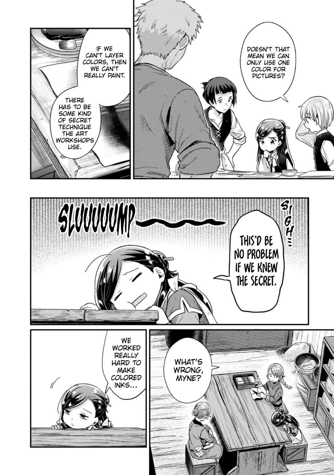 Page 7 Chapter 54 Honzuki no Gekokujou: Shisho ni Naru Tame ni wa Shudan o Erandeiraremasen—Dai 2-bu: Hon no Tamenara Miko ni Naru!