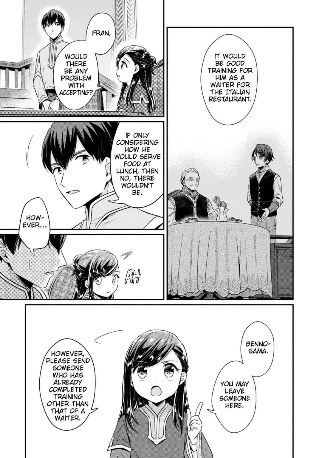 Page 10 Chapter 44 Honzuki no Gekokujou: Shisho ni Naru Tame ni wa Shudan o Erandeiraremasen—Dai 2-bu: Hon no Tamenara Miko ni Naru!
