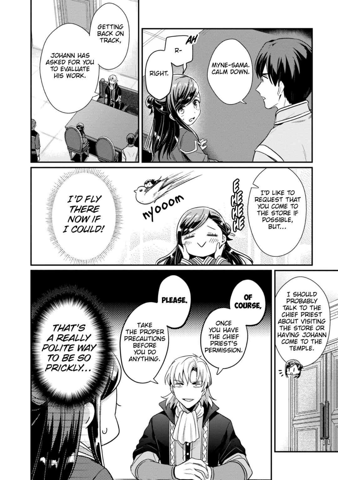 Page 13 Chapter 44 Honzuki no Gekokujou: Shisho ni Naru Tame ni wa Shudan o Erandeiraremasen—Dai 2-bu: Hon no Tamenara Miko ni Naru!
