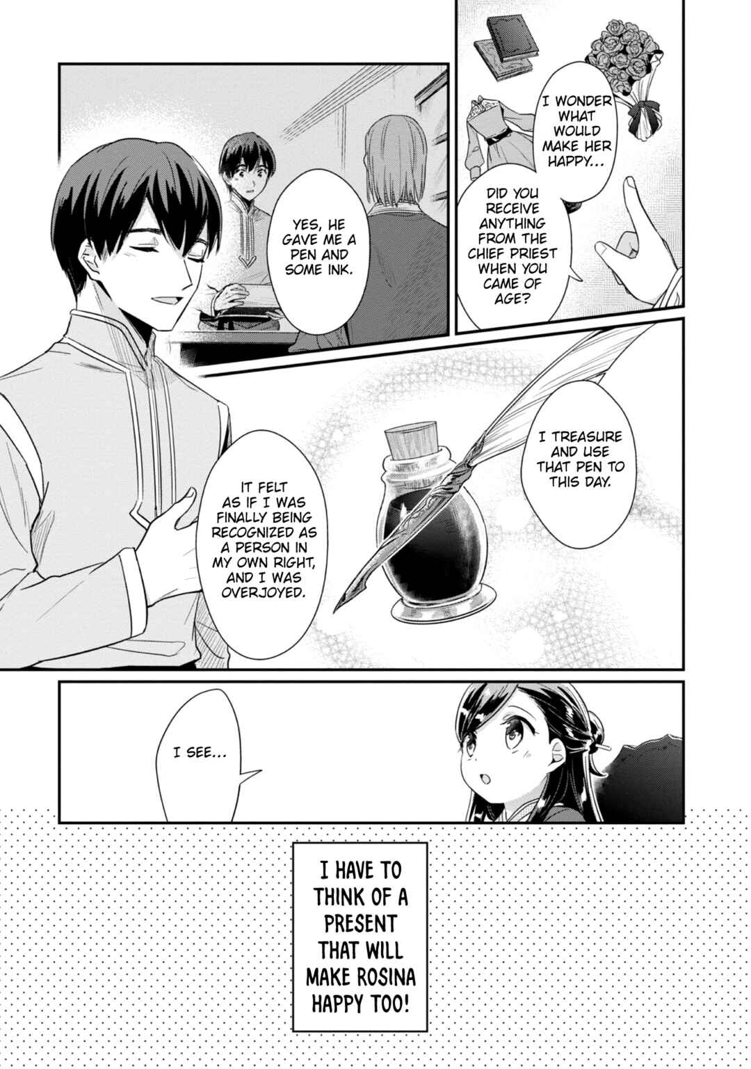 Page 4 Chapter 44 Honzuki no Gekokujou: Shisho ni Naru Tame ni wa Shudan o Erandeiraremasen—Dai 2-bu: Hon no Tamenara Miko ni Naru!