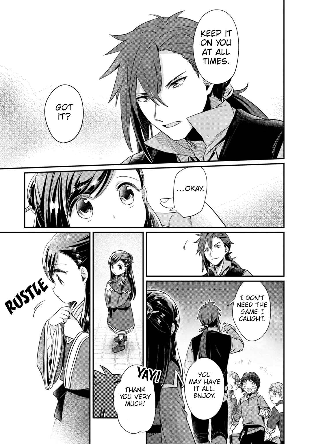 Page 12 Chapter 50 Honzuki no Gekokujou: Shisho ni Naru Tame ni wa Shudan o Erandeiraremasen—Dai 2-bu: Hon no Tamenara Miko ni Naru!