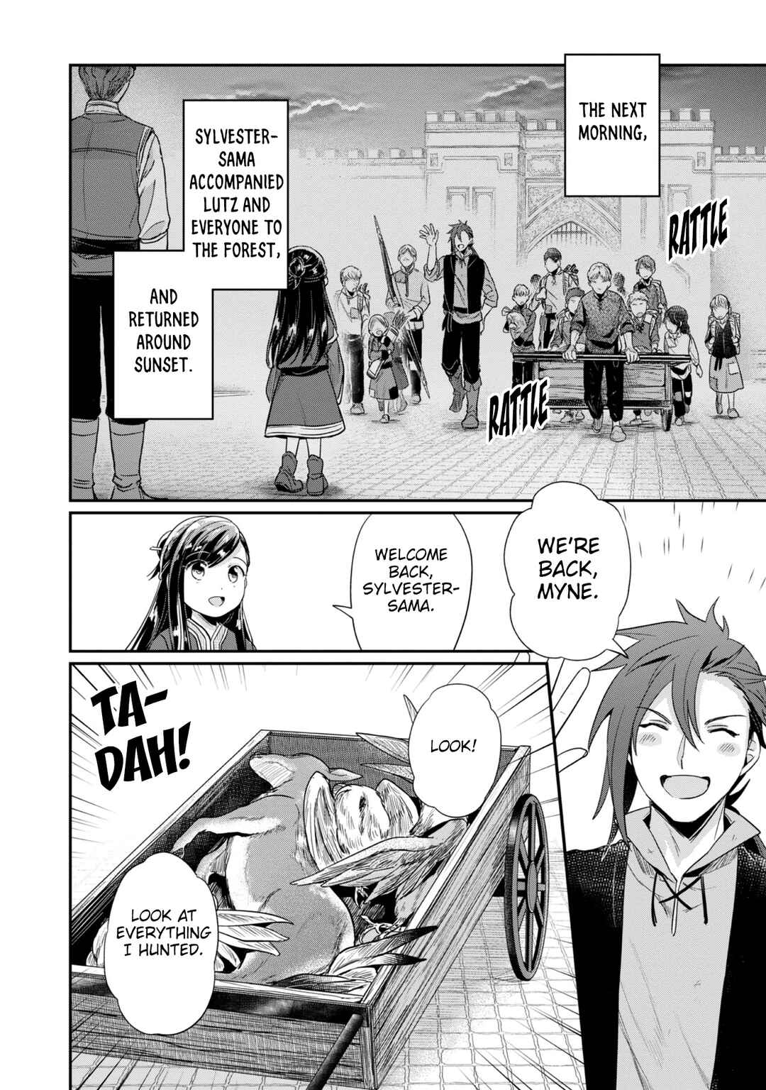 Page 4 Chapter 50 Honzuki no Gekokujou: Shisho ni Naru Tame ni wa Shudan o Erandeiraremasen—Dai 2-bu: Hon no Tamenara Miko ni Naru!