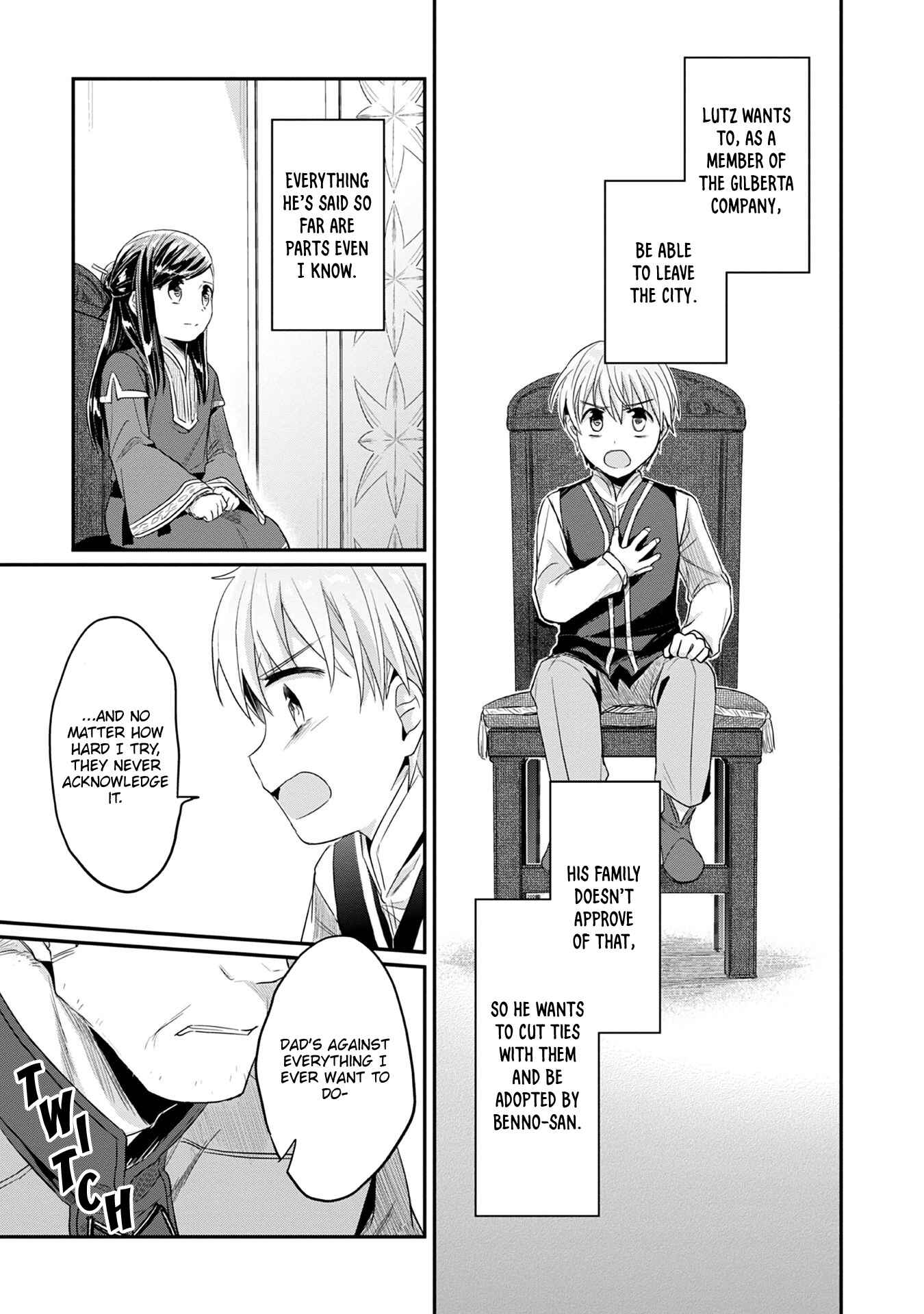 Page 12 Chapter 18 Honzuki no Gekokujou: Shisho ni Naru Tame ni wa Shudan o Erandeiraremasen—Dai 2-bu: Hon no Tamenara Miko ni Naru!