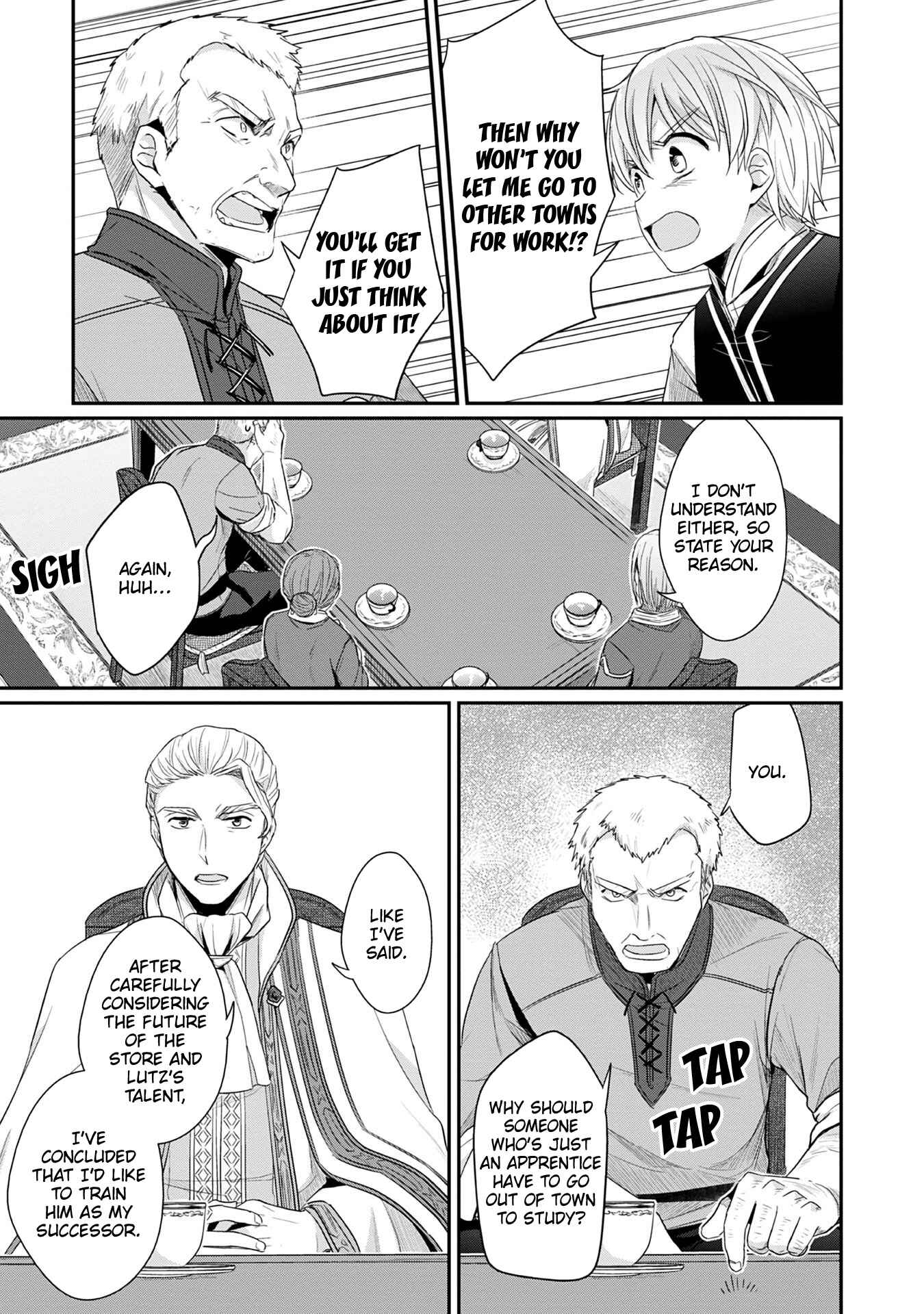 Page 20 Chapter 18 Honzuki no Gekokujou: Shisho ni Naru Tame ni wa Shudan o Erandeiraremasen—Dai 2-bu: Hon no Tamenara Miko ni Naru!