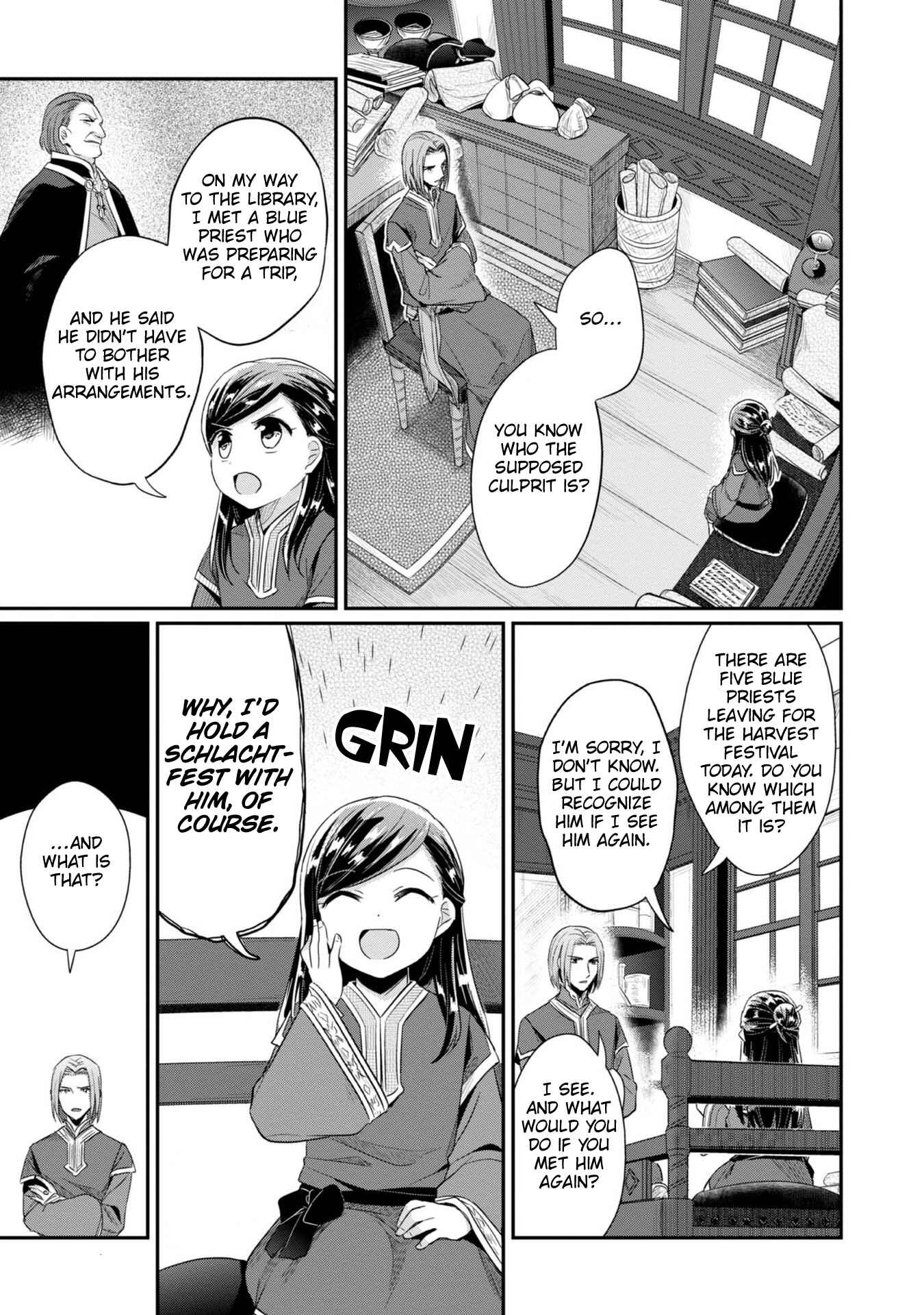 Page 9 Chapter 30 Honzuki no Gekokujou: Shisho ni Naru Tame ni wa Shudan o Erandeiraremasen—Dai 2-bu: Hon no Tamenara Miko ni Naru!