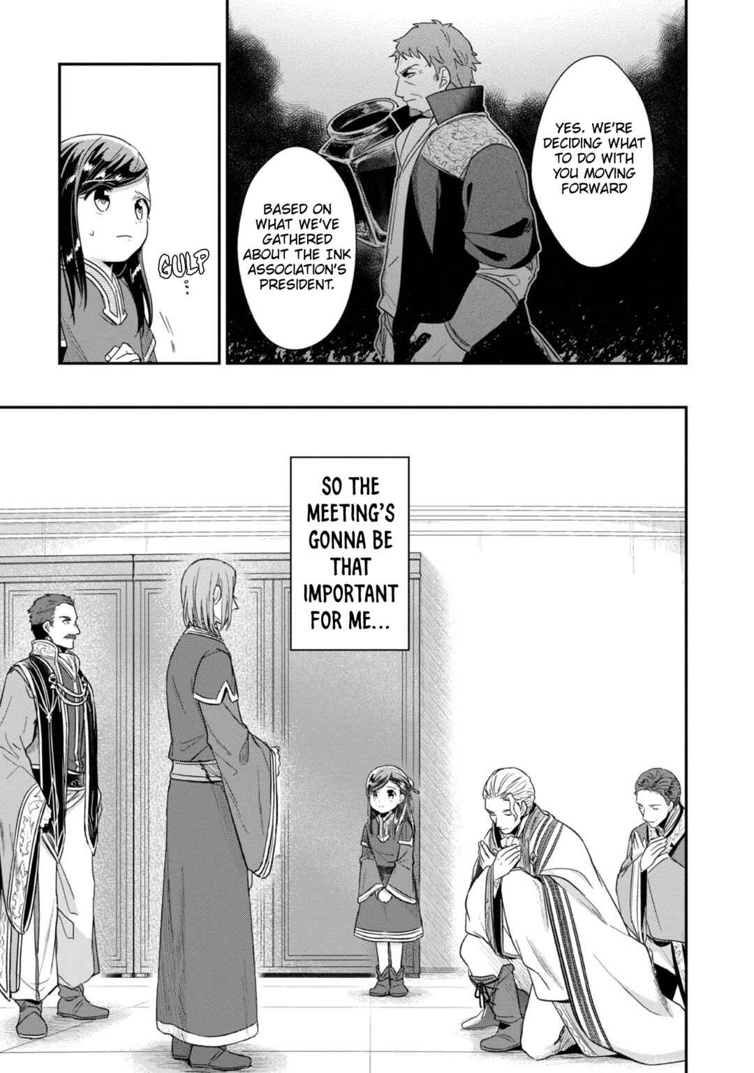 Page 10 Chapter 42 Honzuki no Gekokujou: Shisho ni Naru Tame ni wa Shudan o Erandeiraremasen—Dai 2-bu: Hon no Tamenara Miko ni Naru!