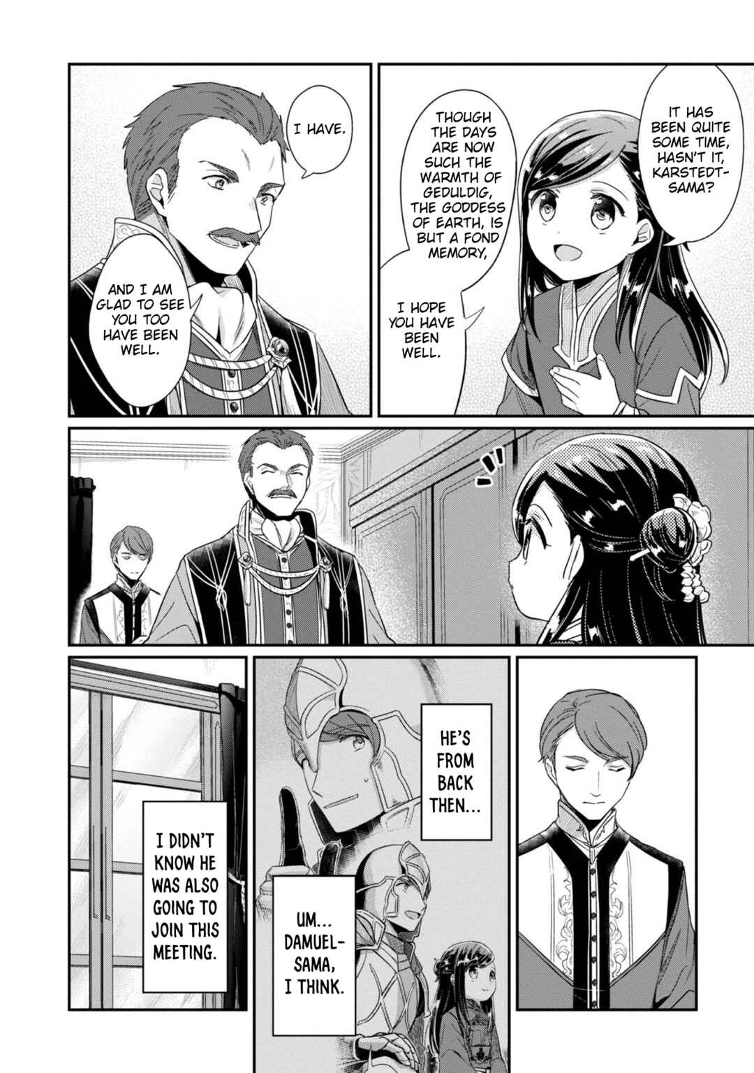 Page 11 Chapter 42 Honzuki no Gekokujou: Shisho ni Naru Tame ni wa Shudan o Erandeiraremasen—Dai 2-bu: Hon no Tamenara Miko ni Naru!