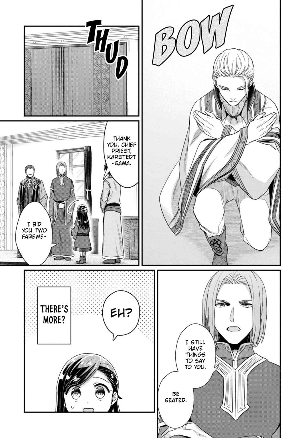 Page 22 Chapter 42 Honzuki no Gekokujou: Shisho ni Naru Tame ni wa Shudan o Erandeiraremasen—Dai 2-bu: Hon no Tamenara Miko ni Naru!