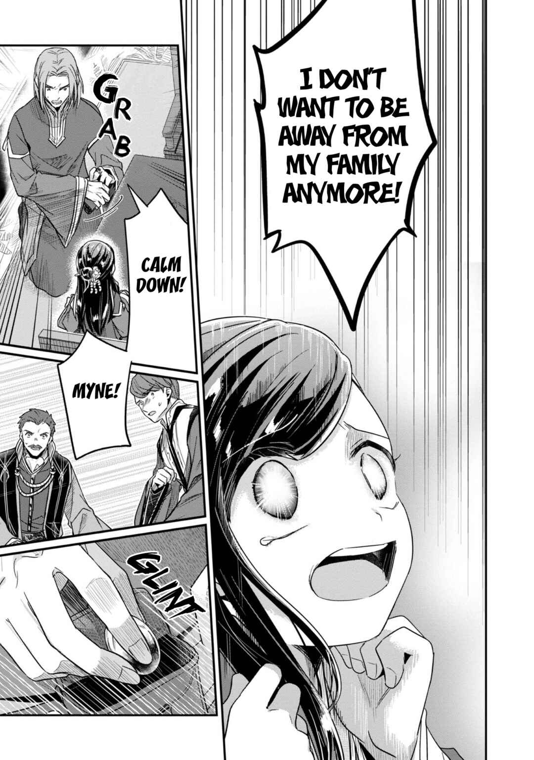 Page 34 Chapter 42 Honzuki no Gekokujou: Shisho ni Naru Tame ni wa Shudan o Erandeiraremasen—Dai 2-bu: Hon no Tamenara Miko ni Naru!
