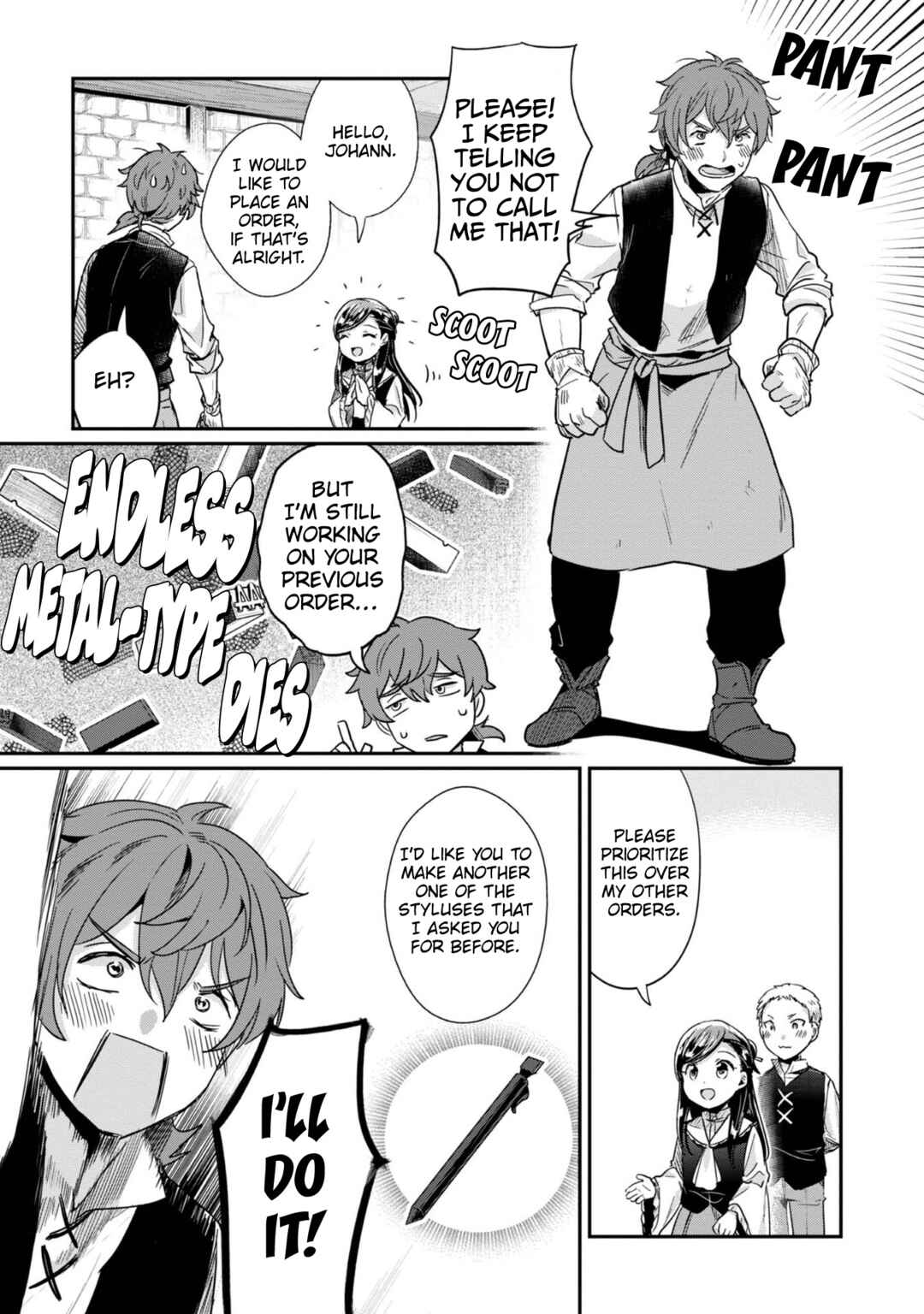 Page 32 Chapter 53 Honzuki no Gekokujou: Shisho ni Naru Tame ni wa Shudan o Erandeiraremasen—Dai 2-bu: Hon no Tamenara Miko ni Naru!