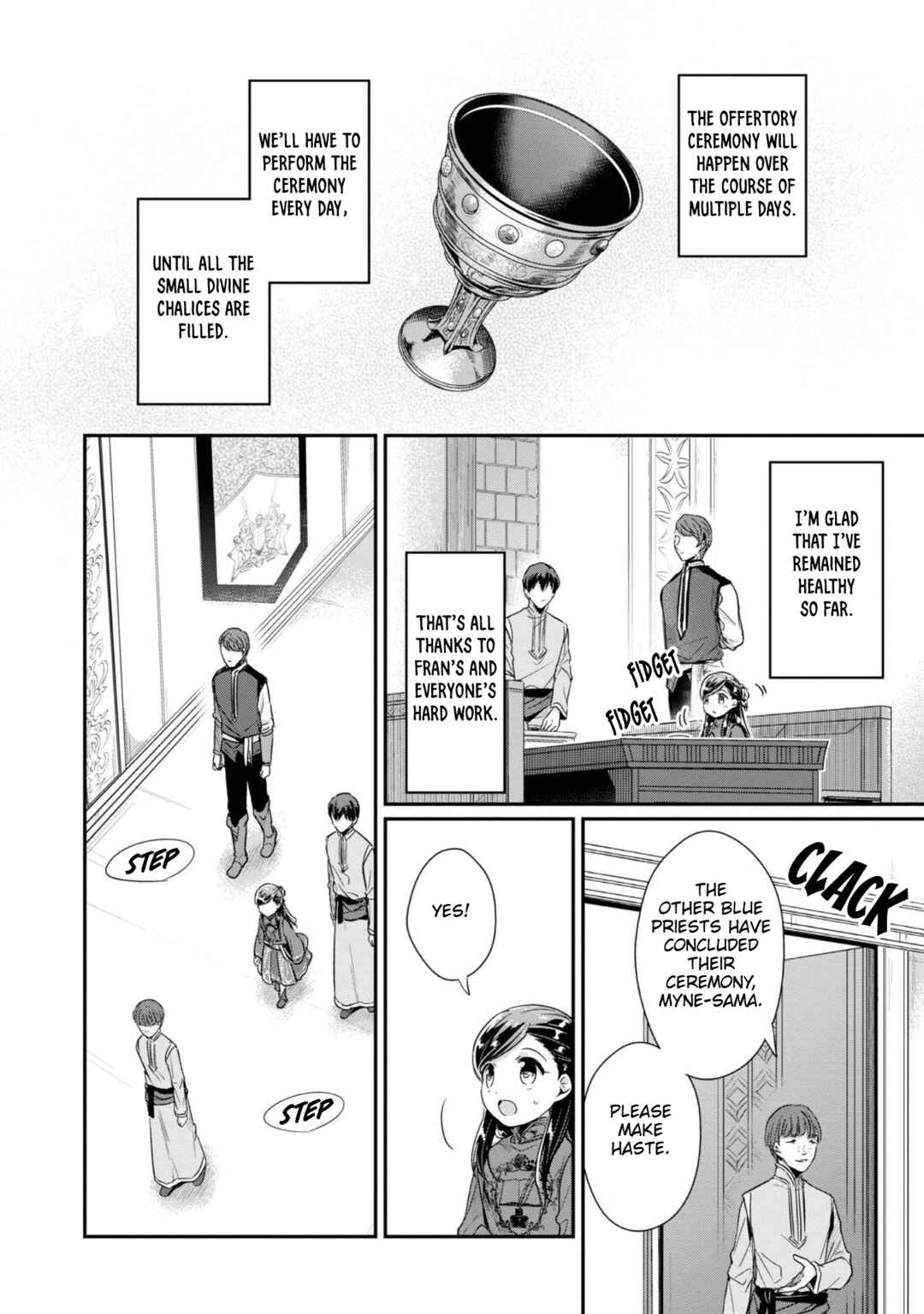 Page 21 Chapter 43 Honzuki no Gekokujou: Shisho ni Naru Tame ni wa Shudan o Erandeiraremasen—Dai 2-bu: Hon no Tamenara Miko ni Naru!