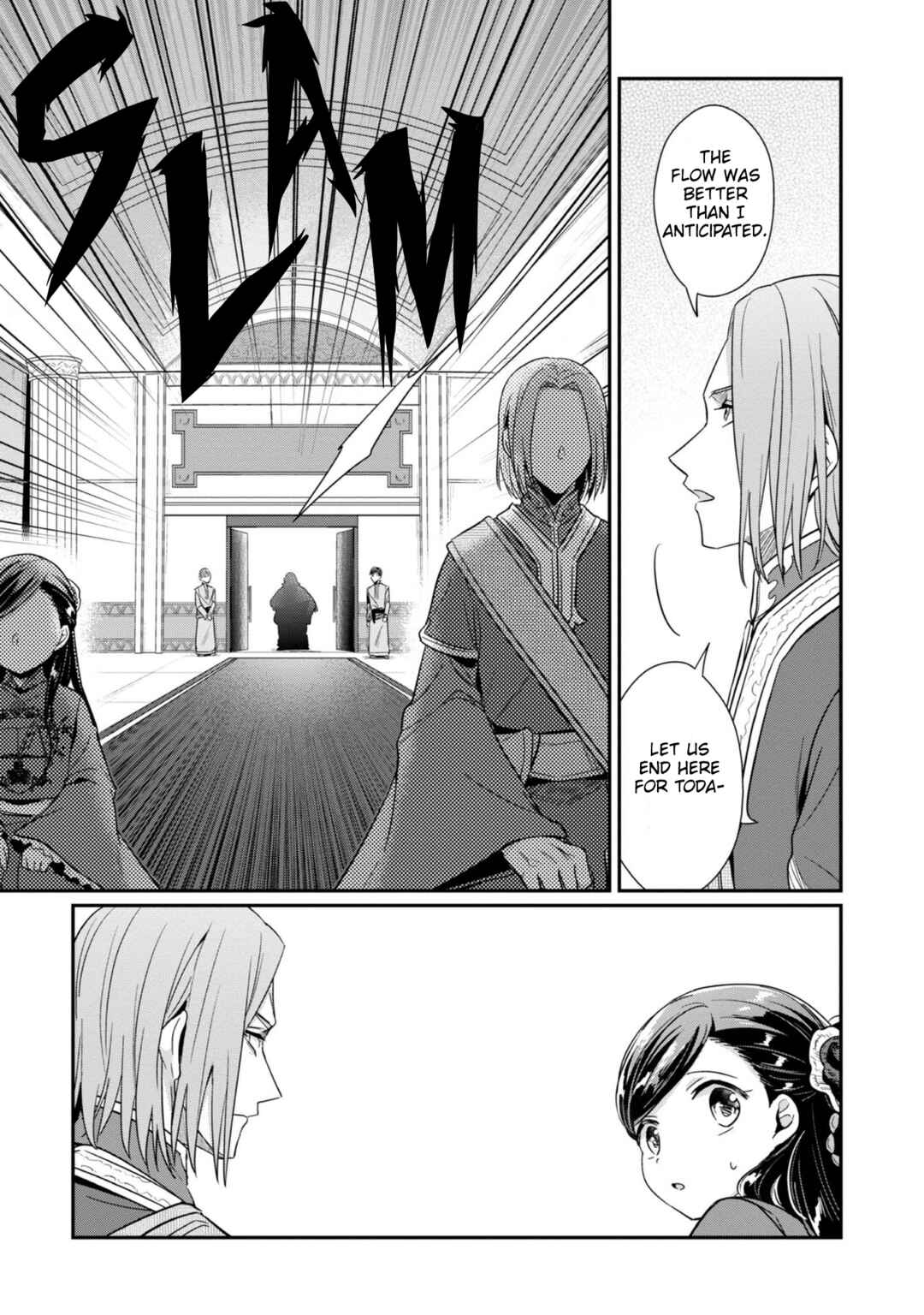 Page 32 Chapter 43 Honzuki no Gekokujou: Shisho ni Naru Tame ni wa Shudan o Erandeiraremasen—Dai 2-bu: Hon no Tamenara Miko ni Naru!