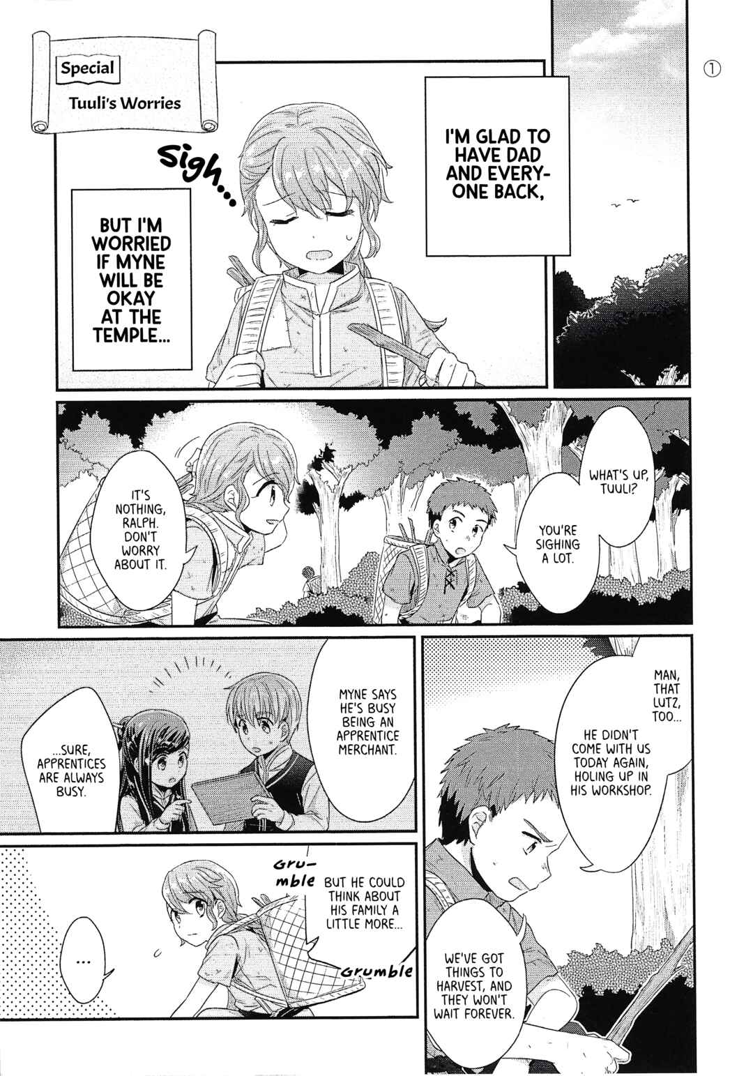 Page 1 Chapter 4.6 Honzuki no Gekokujou: Shisho ni Naru Tame ni wa Shudan o Erandeiraremasen—Dai 2-bu: Hon no Tamenara Miko ni Naru!