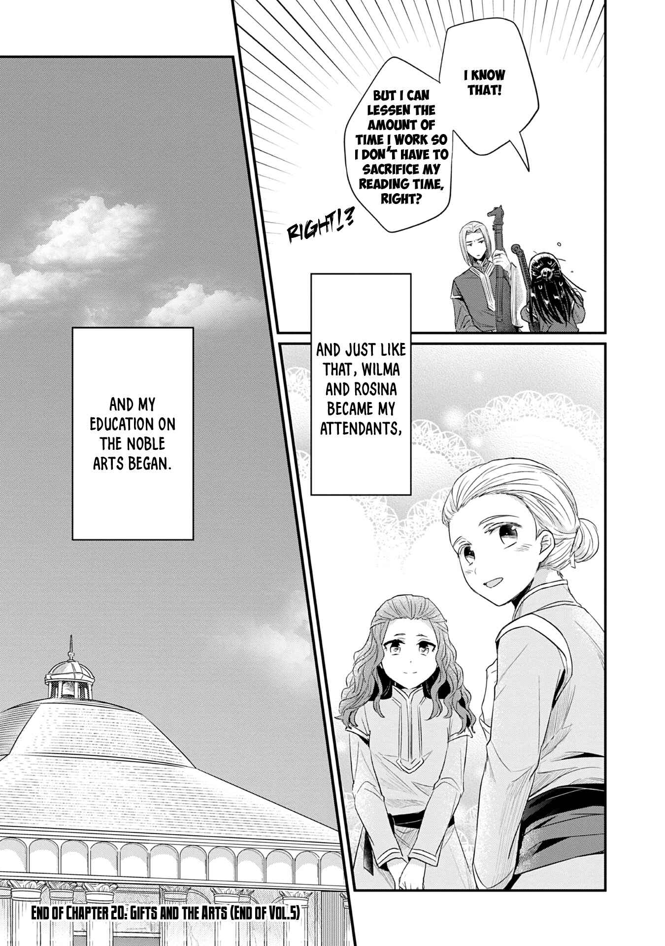Page 32 Chapter 20 Honzuki no Gekokujou: Shisho ni Naru Tame ni wa Shudan o Erandeiraremasen—Dai 2-bu: Hon no Tamenara Miko ni Naru!