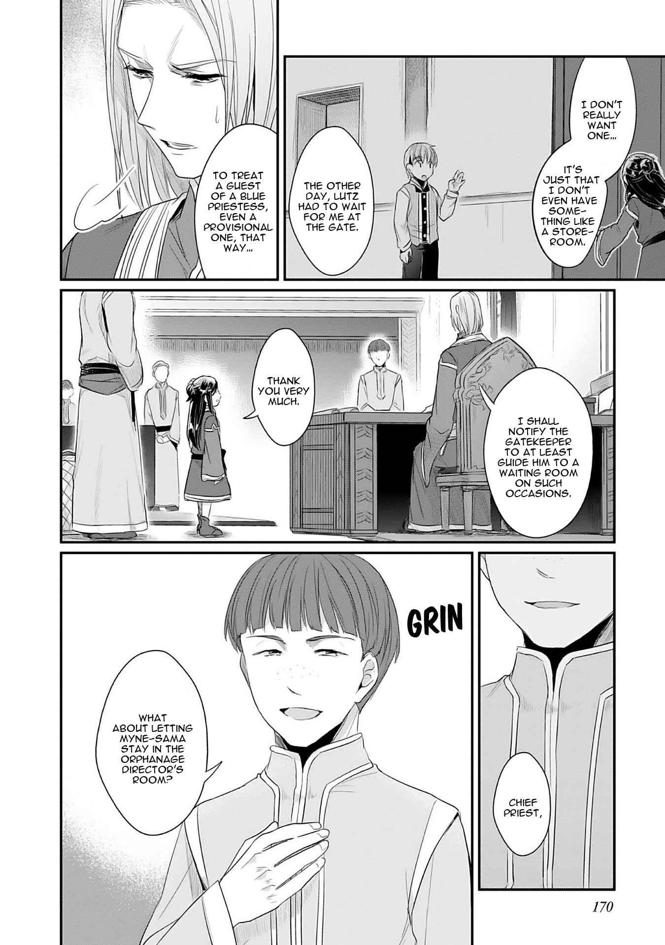 Page 41 Chapter 4 Honzuki no Gekokujou: Shisho ni Naru Tame ni wa Shudan o Erandeiraremasen—Dai 2-bu: Hon no Tamenara Miko ni Naru!