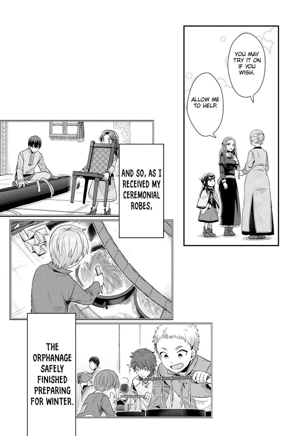 Page 16 Chapter 33 Honzuki no Gekokujou: Shisho ni Naru Tame ni wa Shudan o Erandeiraremasen—Dai 2-bu: Hon no Tamenara Miko ni Naru!