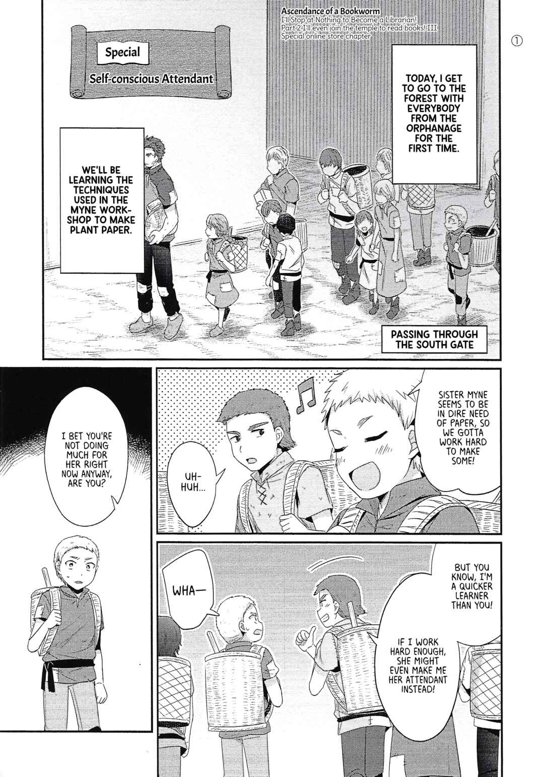 Page 1 Chapter 15.6 Honzuki no Gekokujou: Shisho ni Naru Tame ni wa Shudan o Erandeiraremasen—Dai 2-bu: Hon no Tamenara Miko ni Naru!